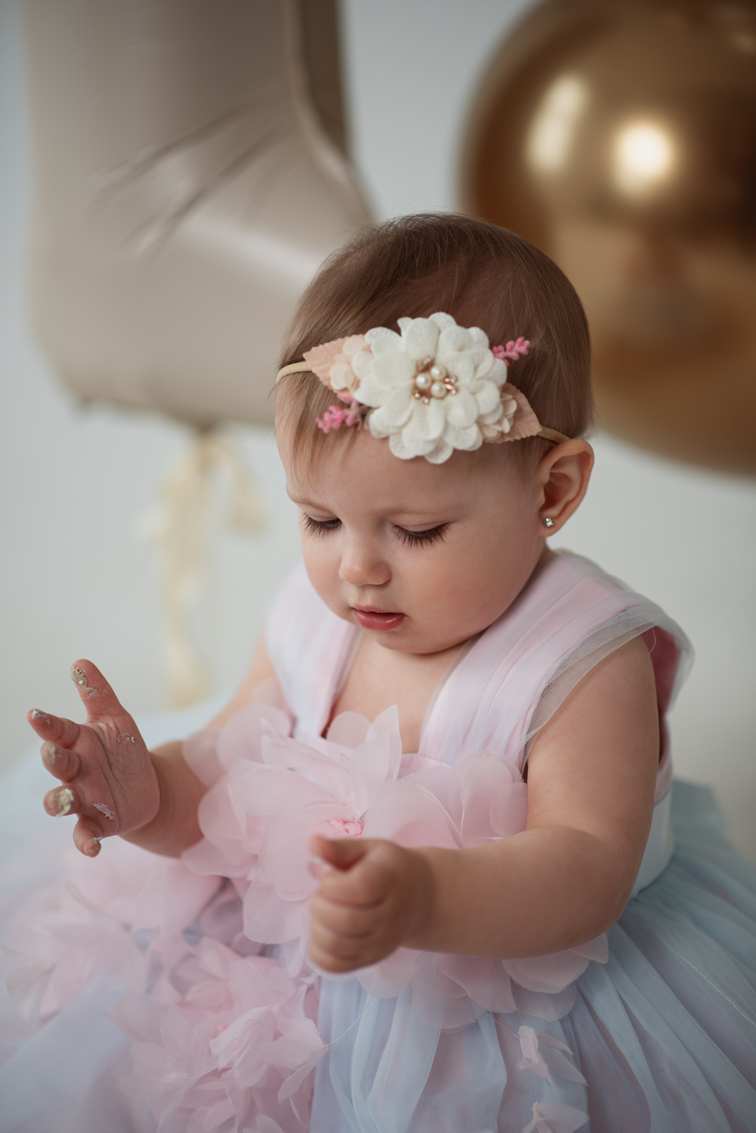 Фотосессия годика Алина. Семейный фотограф в Южно-Сахалинске Анастасия Лимарева