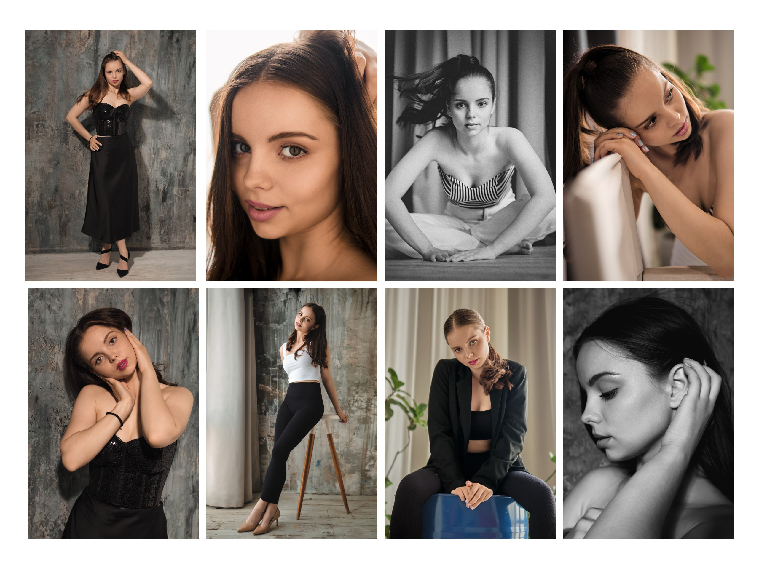 Портфолио моделей под ключ. Фотограф в Москве Михаил Елизарьев