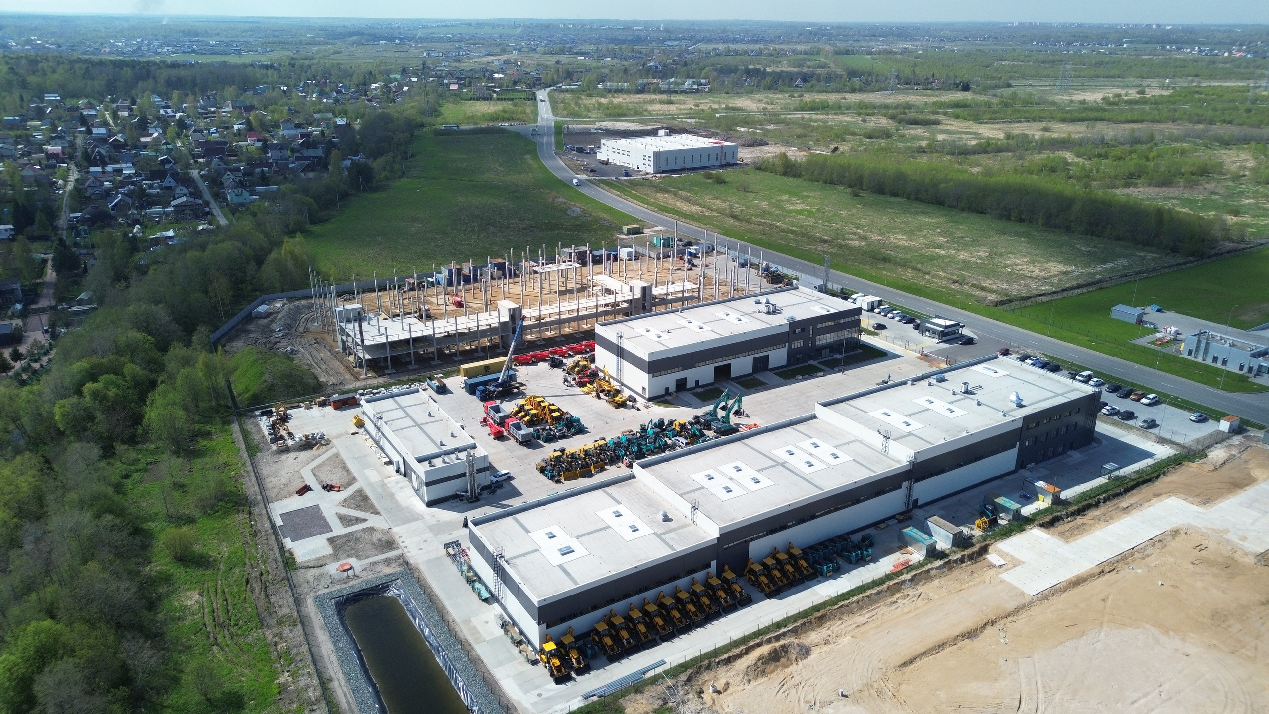 Производственная площадка вид сверху 