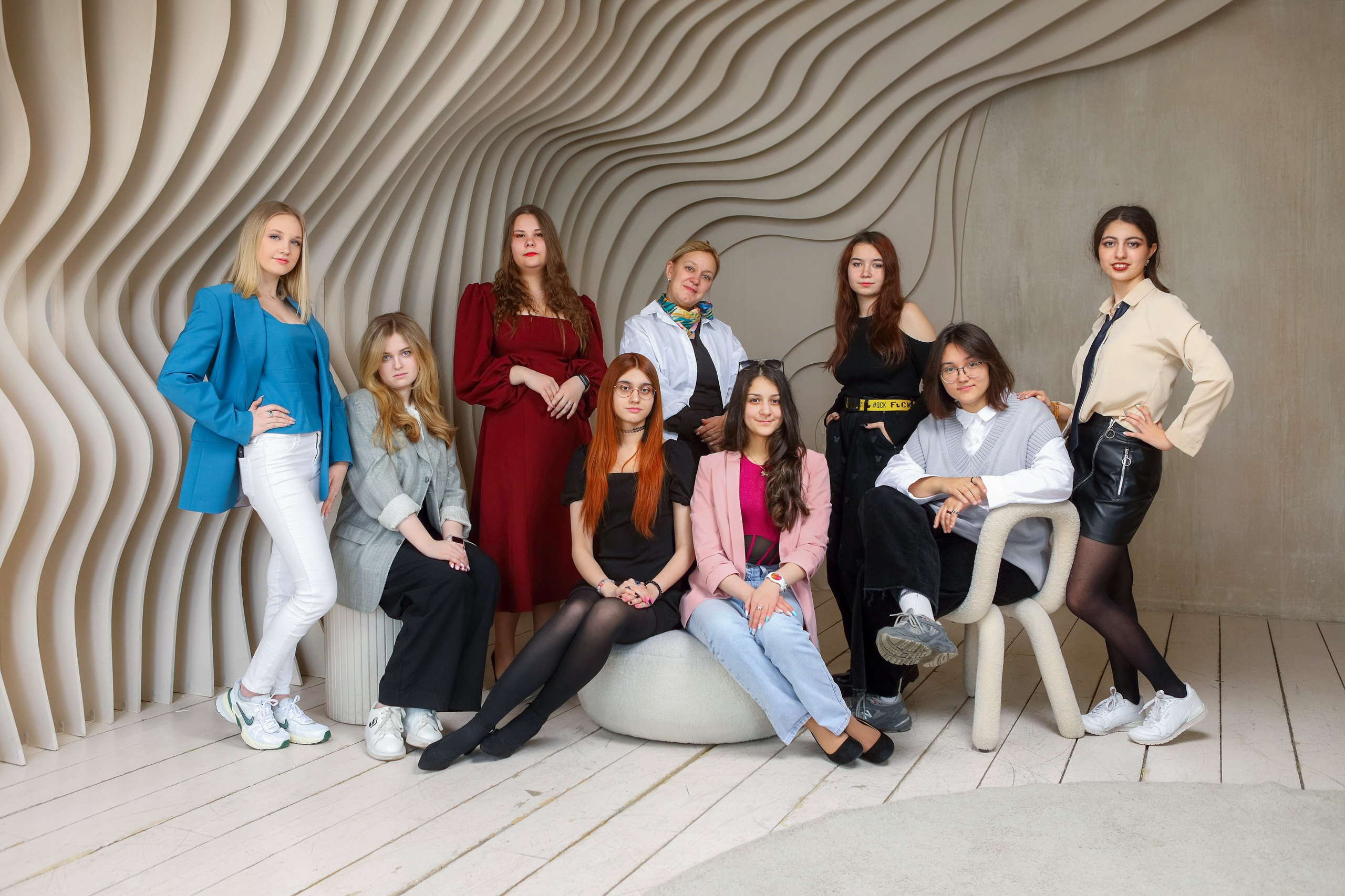 Старшие классы. Съемка в студии. Первенцева Елена. Школьный фотограф в Москве и МО