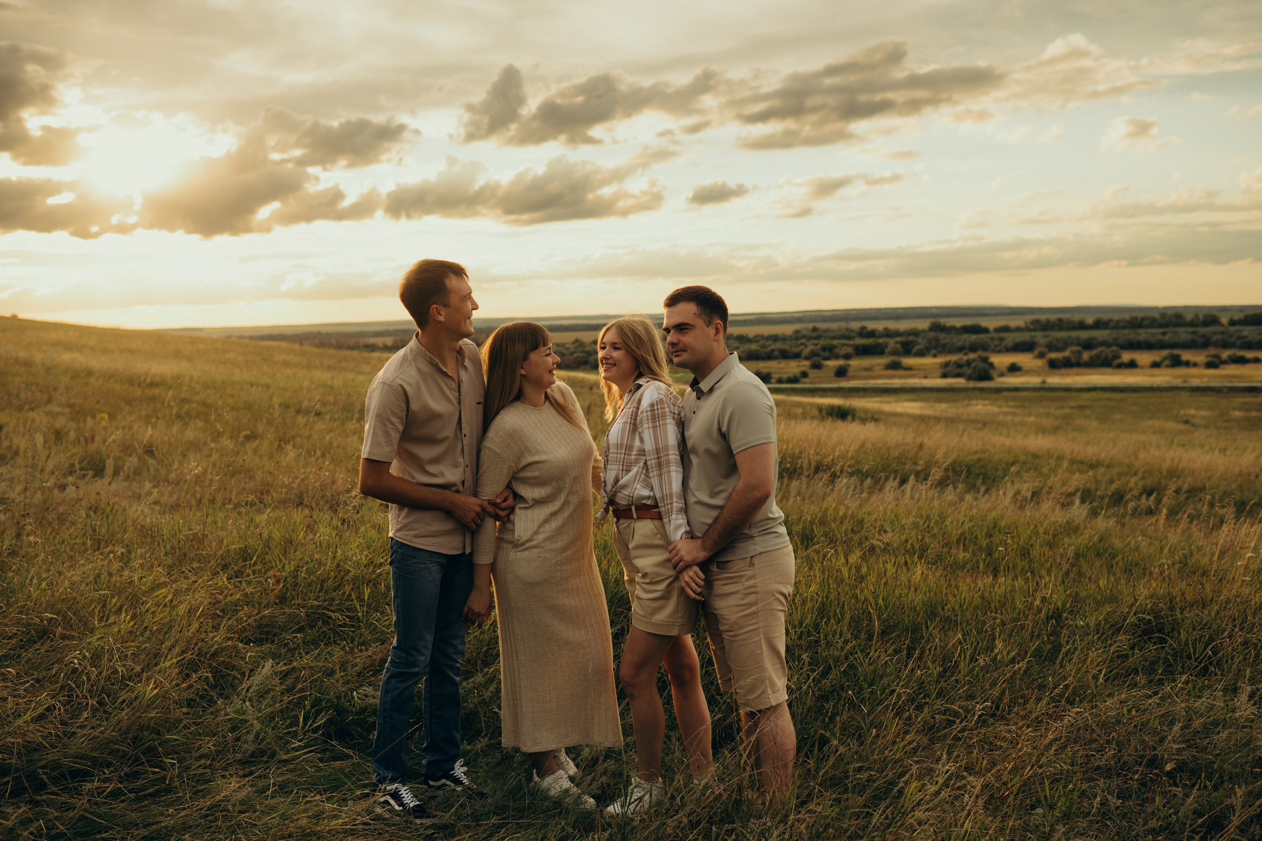 Даша Даня Ксюша Илья Саша и Ева. Свадебный и семейный фотограф в Самаре Головань Наталья