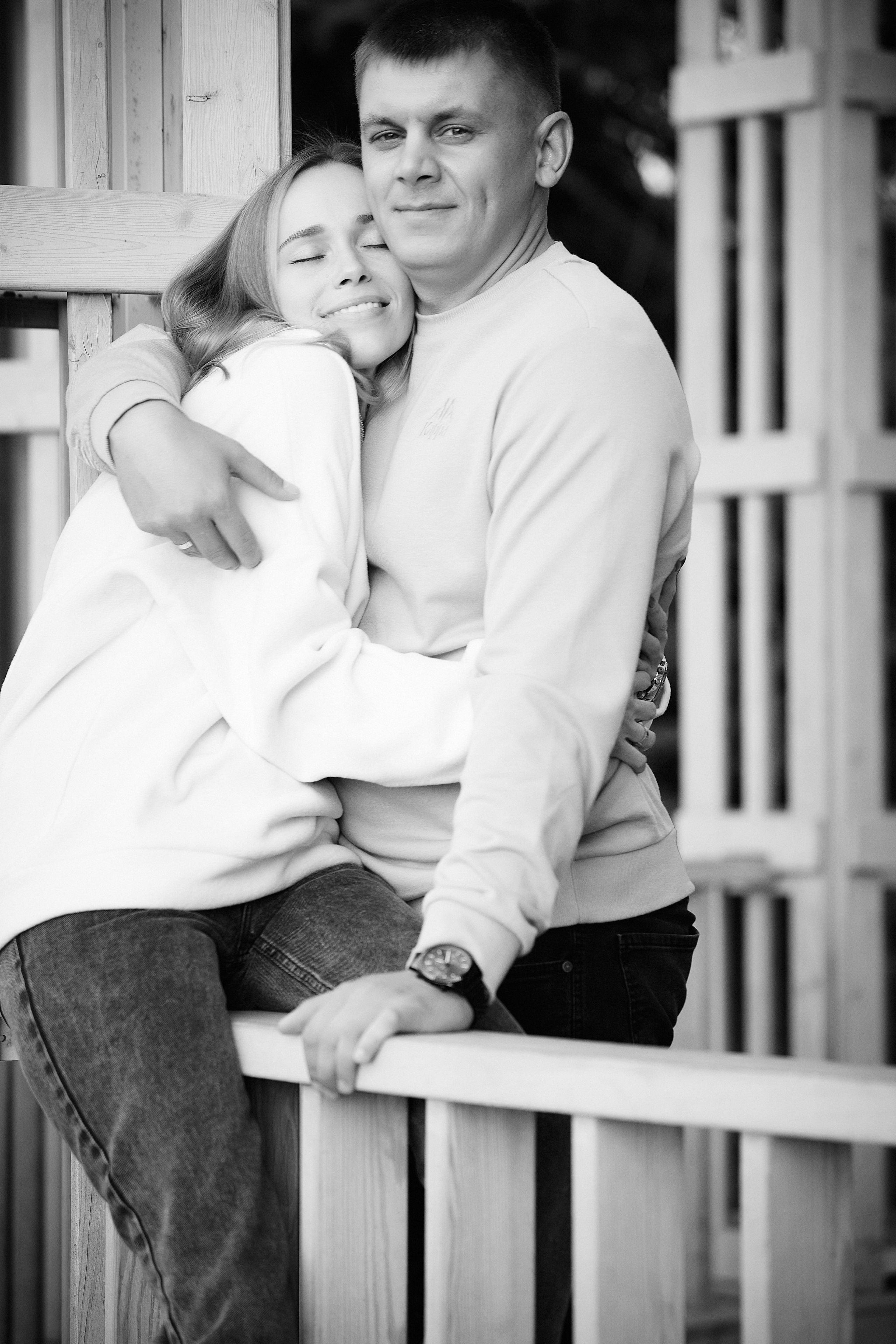 Прогулка в Алесандровском саду. Надя и Дима с дочей. Татьяна Бабаева — Фотограф