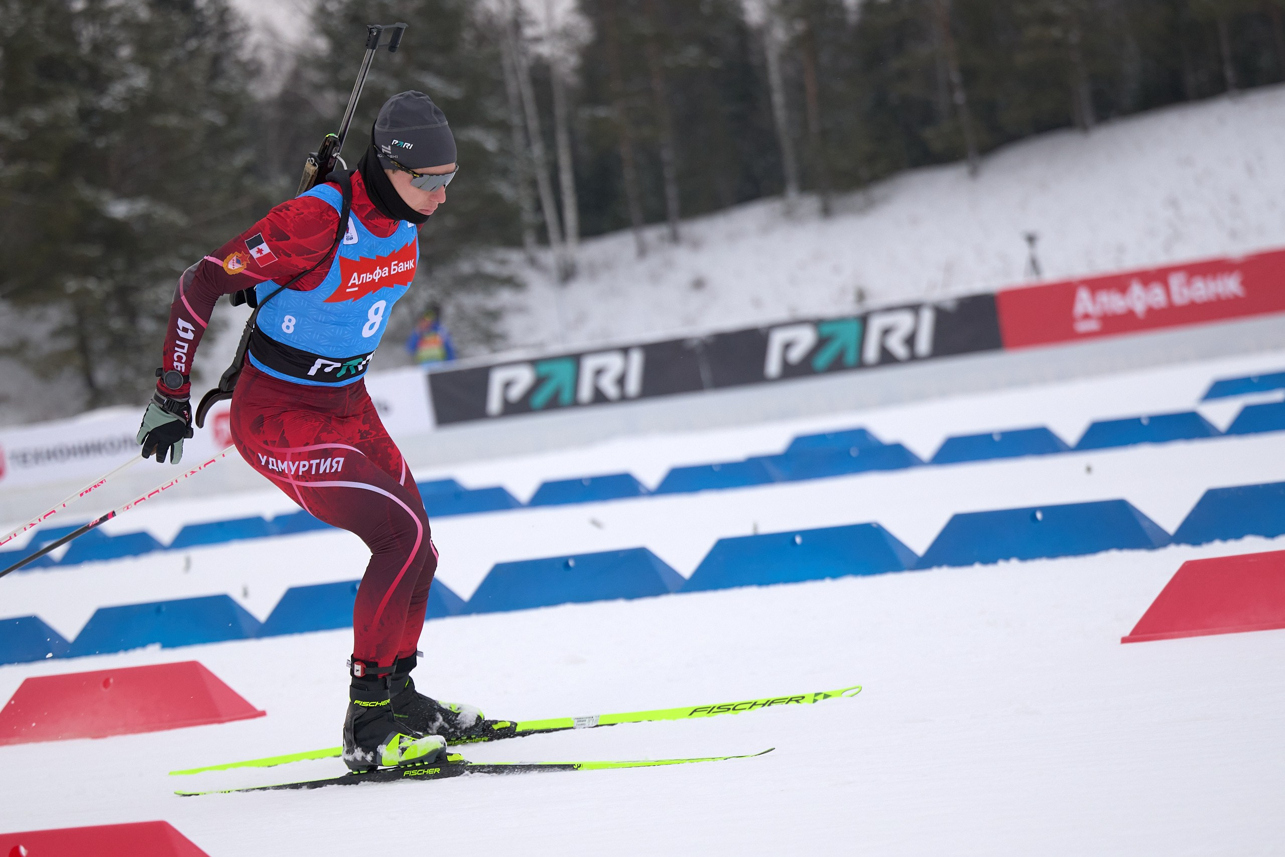 Биатлон. Чемпионат России — 2024/2025, 3-й этап, Ижевск. Ижевская винтовка. Спортивный репортажный фотограф в Ижевске Сергей Мерзляков