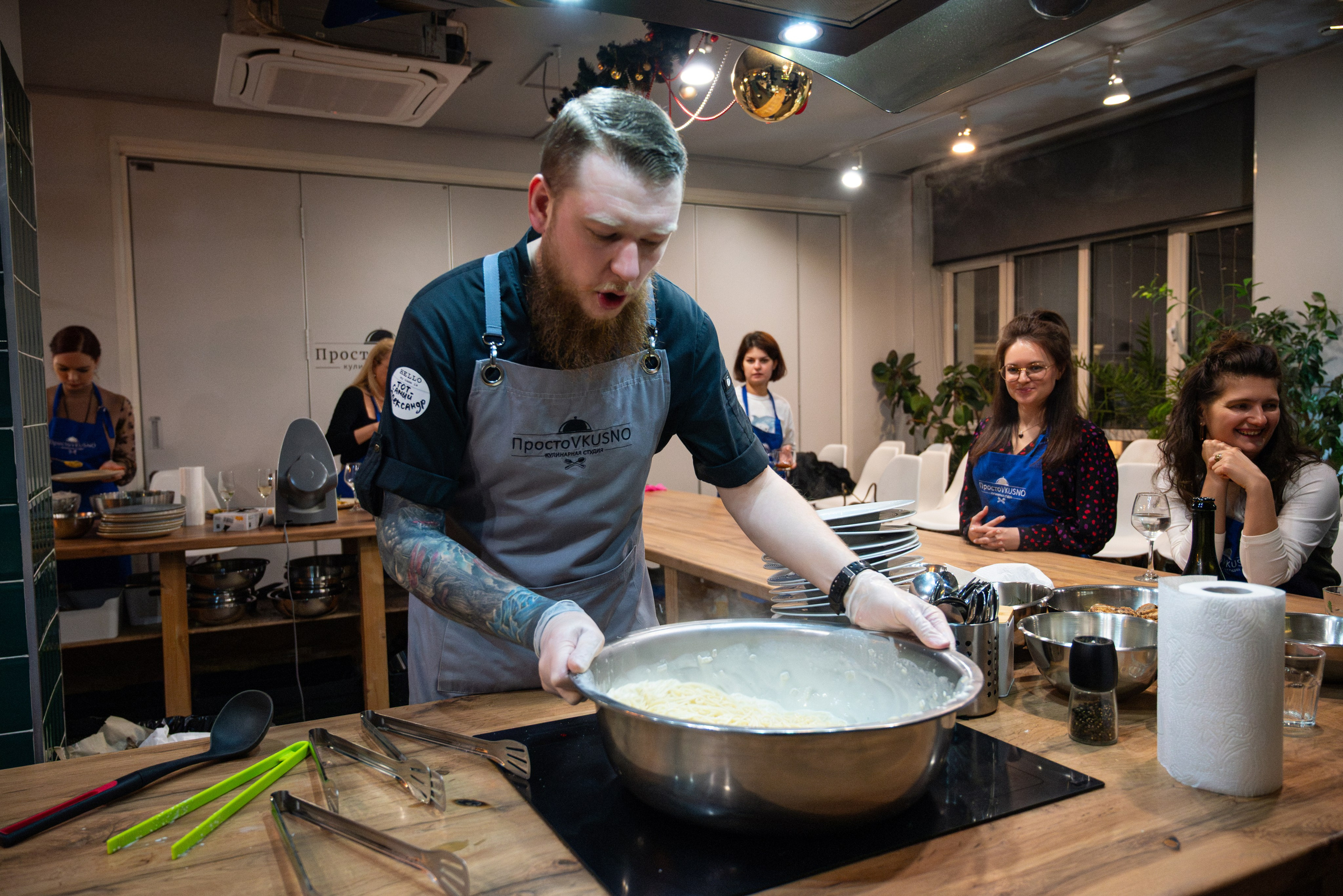 Кулинарный мастер класс. Фотограф мероприятий в Москве