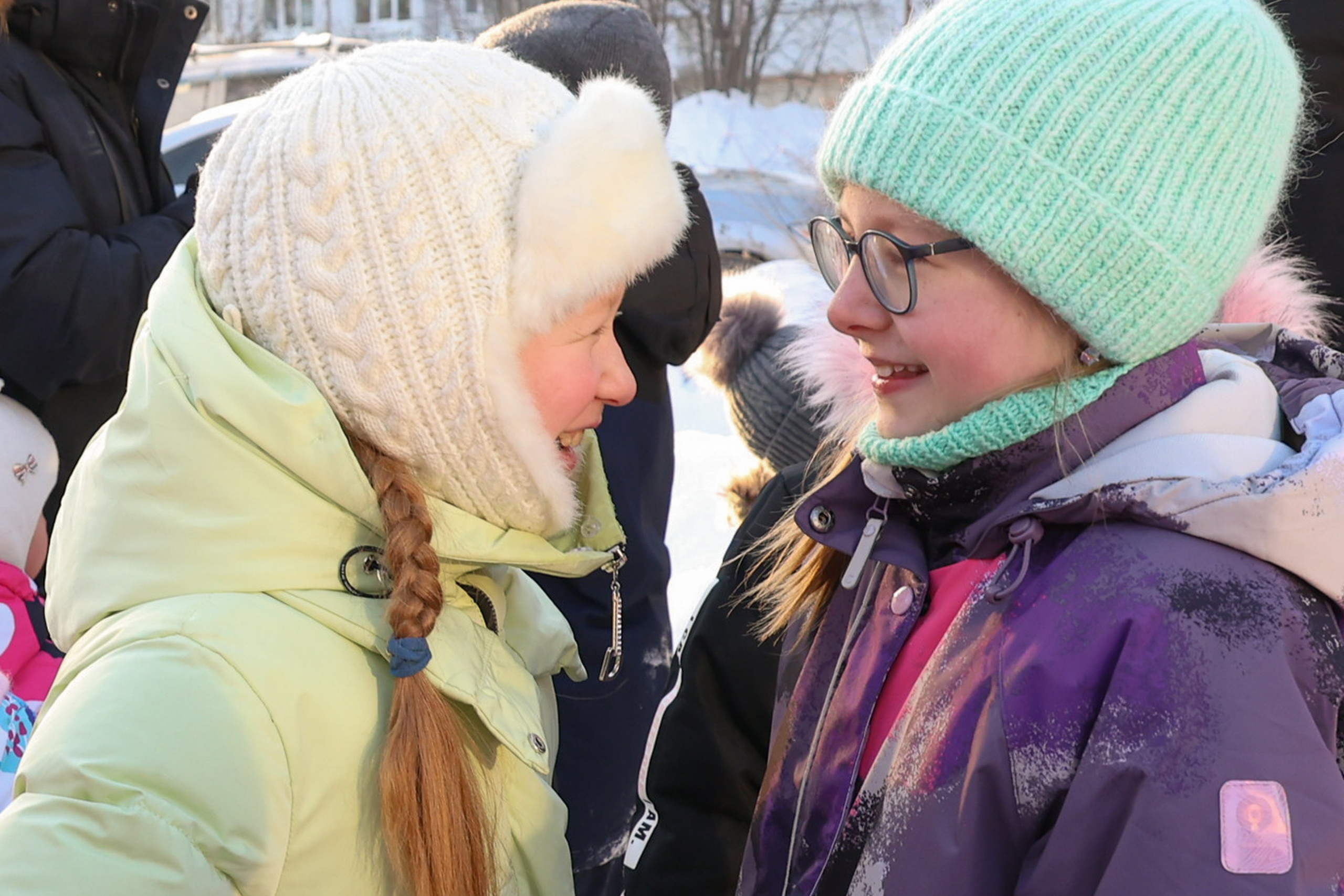 Новогодний праздник на улице