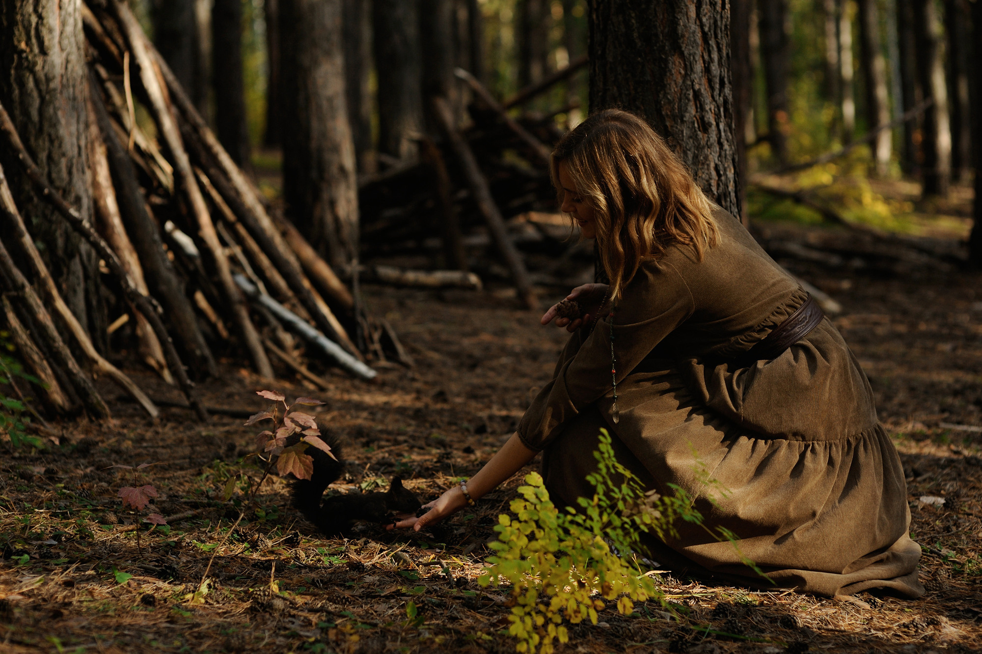 Дарина — лесная ведунья. Съемка в Гремячей Гриве (Красноярск). Семейный и женский фотограф Красноярск Екатерина Пусенкова