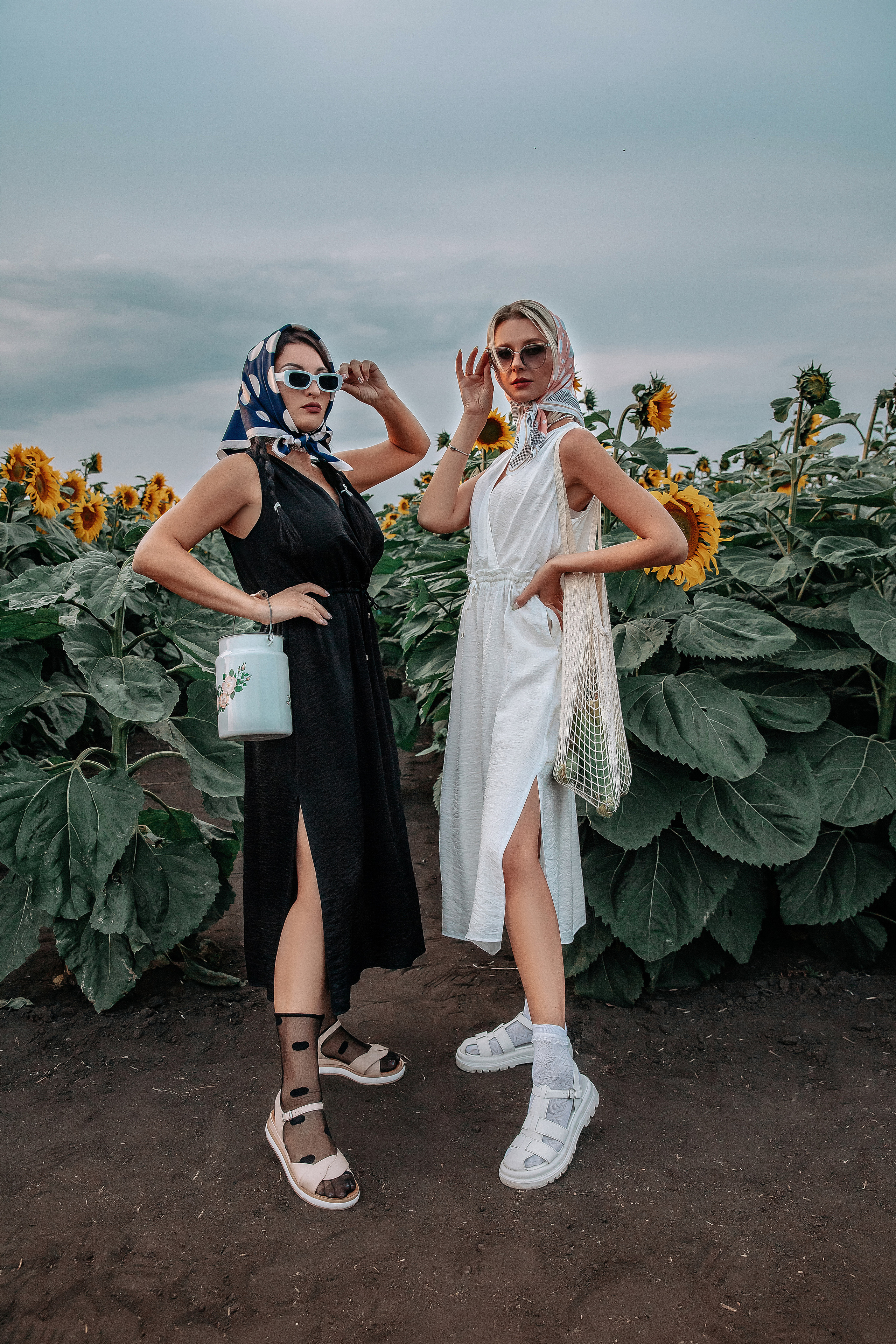 Фэшн в подсолнухах. Детский и семейный фотограф в Красноярске Юлия Бирюкова