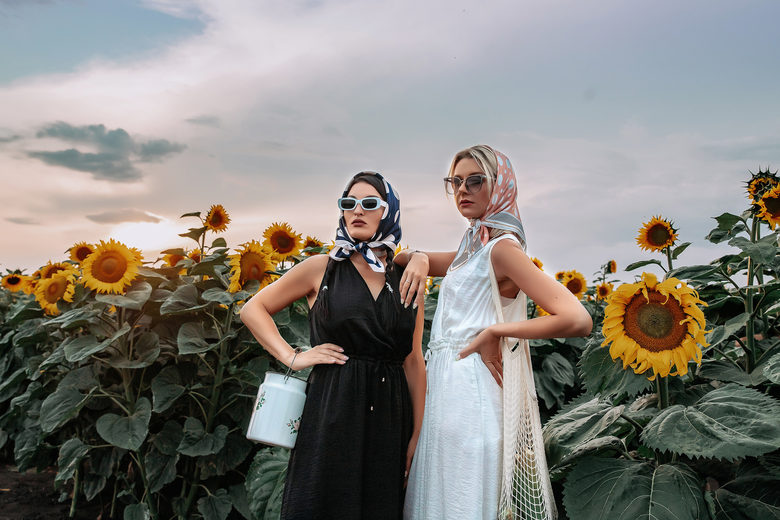 Фэшн в подсолнухах. Детский и семейный фотограф в Красноярске Юлия Бирюкова