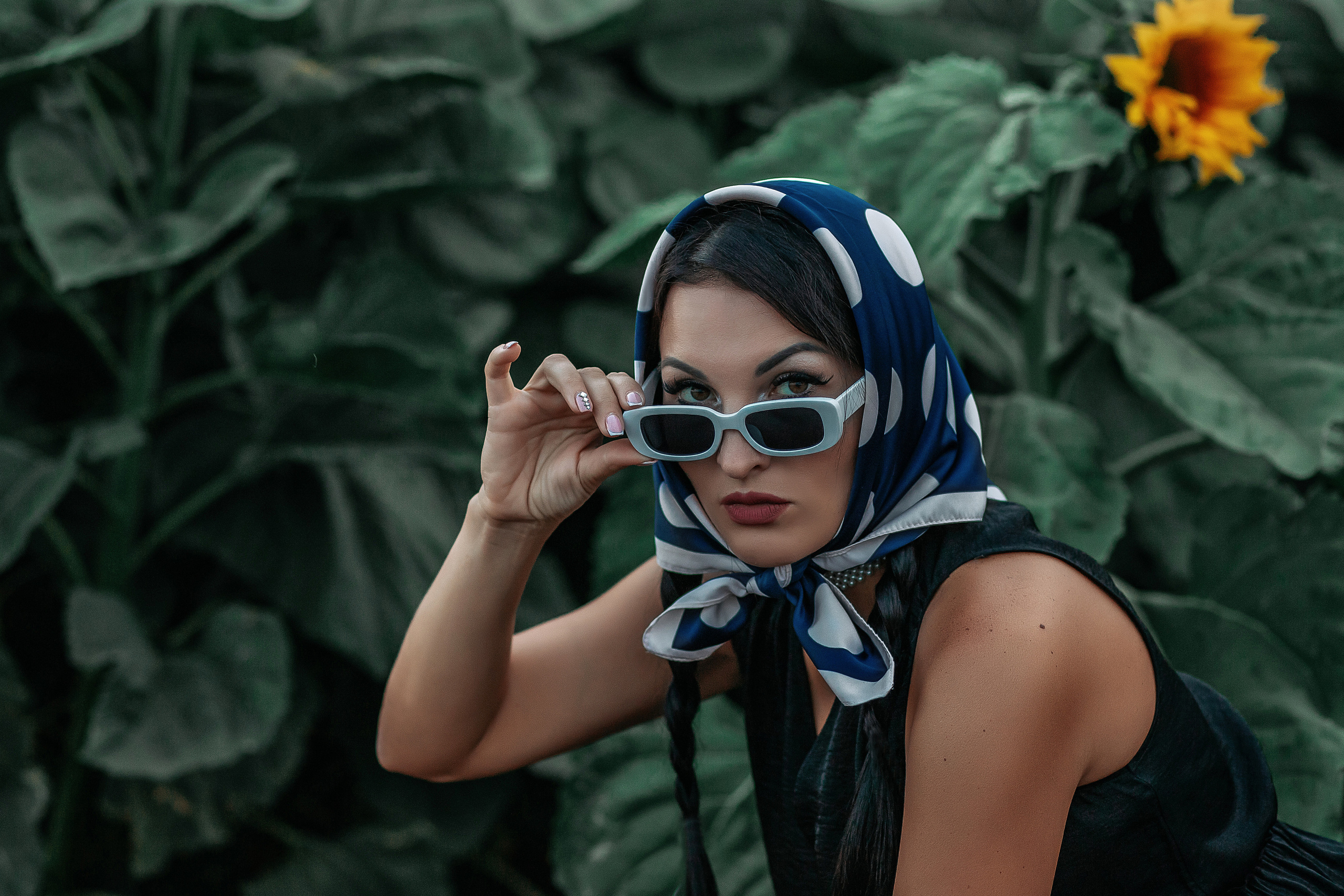 Фэшн в подсолнухах. Детский и семейный фотограф в Красноярске Юлия Бирюкова