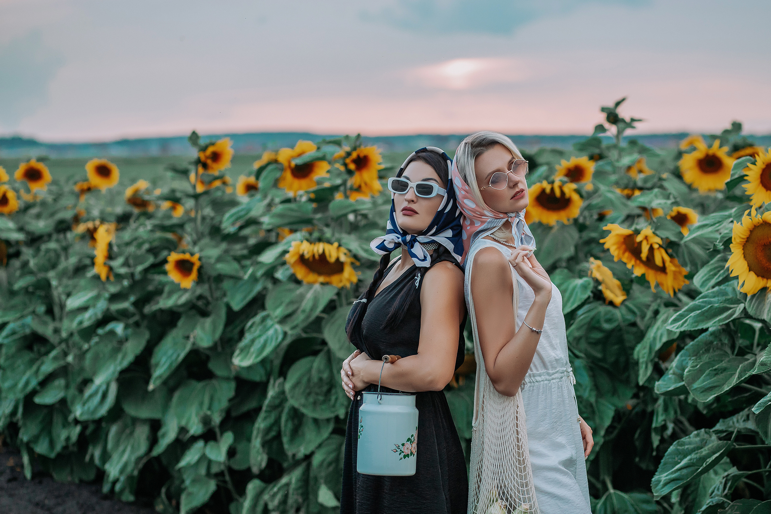 Фэшн в подсолнухах. Детский и семейный фотограф в Красноярске Юлия Бирюкова