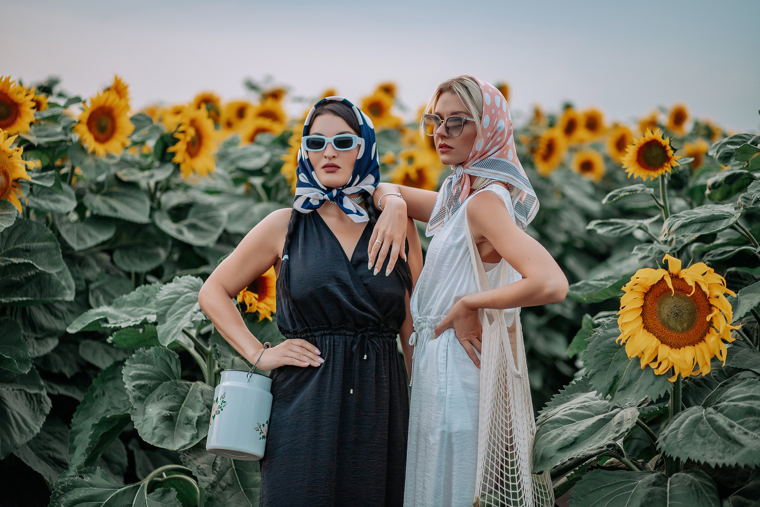Фэшн в подсолнухах. Детский и семейный фотограф в Красноярске Юлия Бирюкова