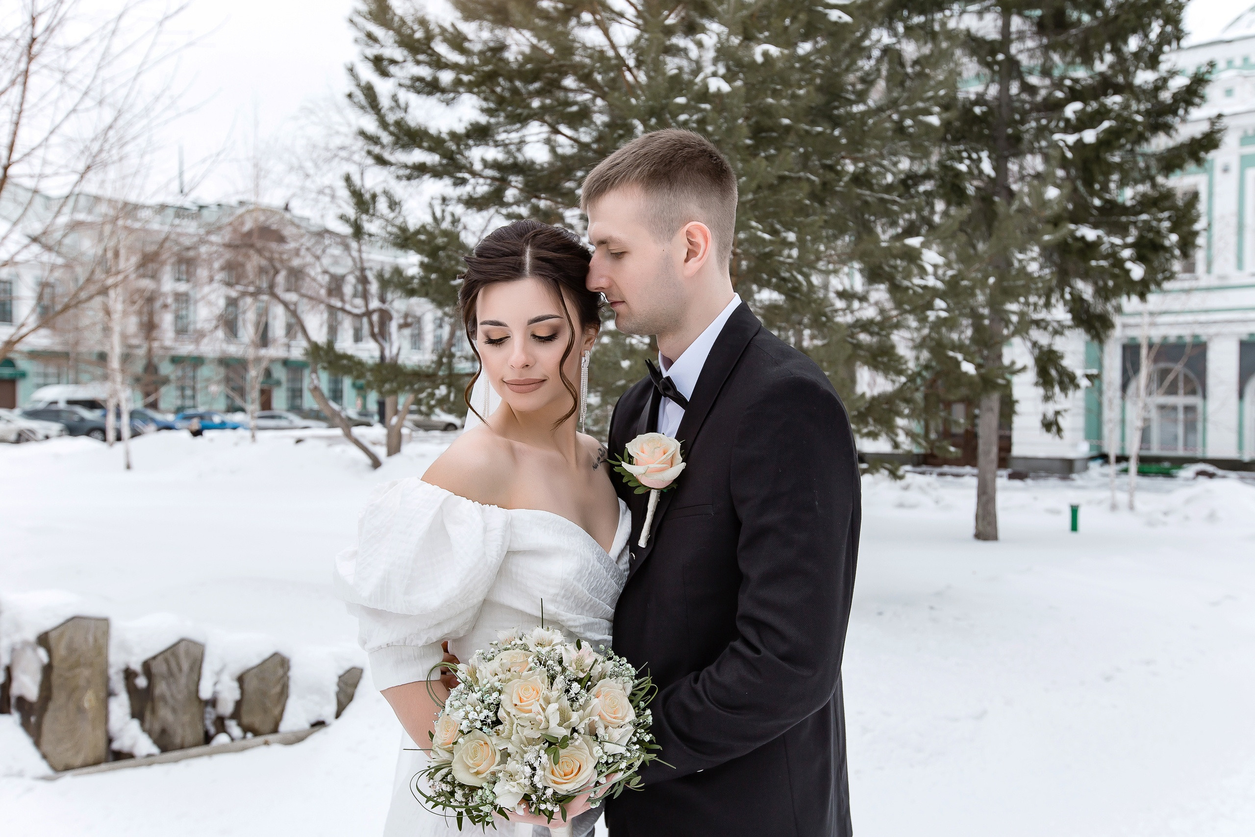 Ксения и Андрей. Свадебный фотограф в Омске Яна Савина
