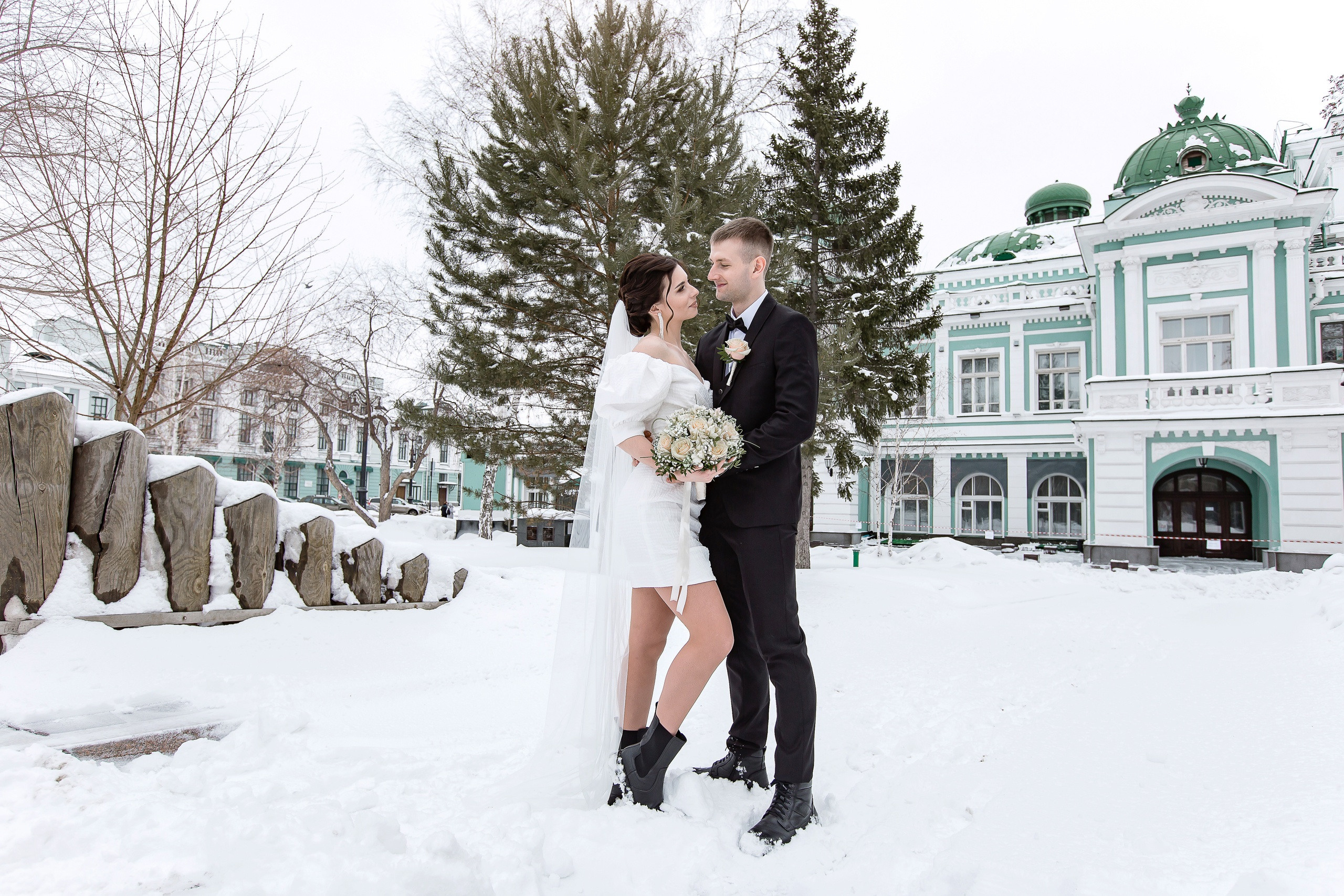 Ксения и Андрей. Свадебный фотограф в Омске Яна Савина