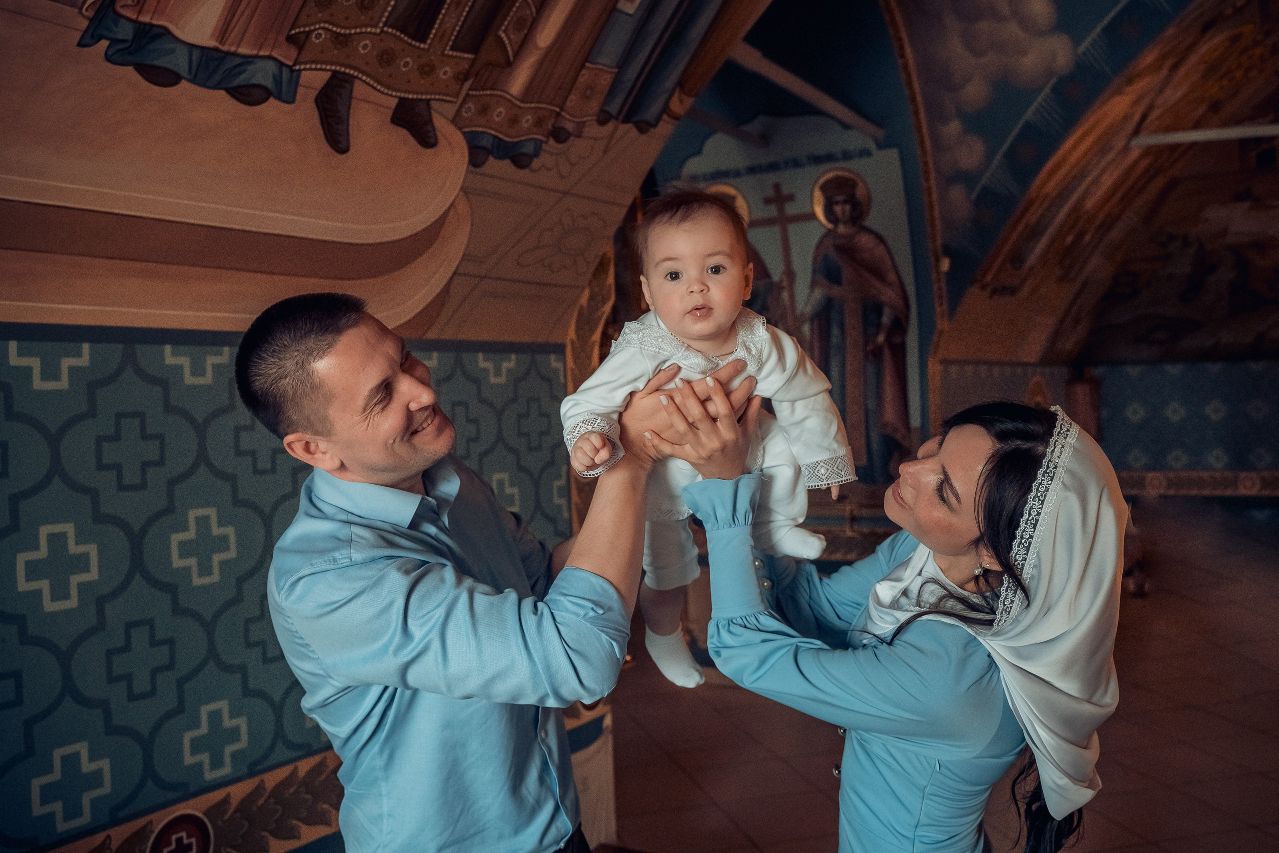Крещение Михаила, Свято-Троицкий кафедральный собор, г. Саратов. Семейный фотограф в Саратове