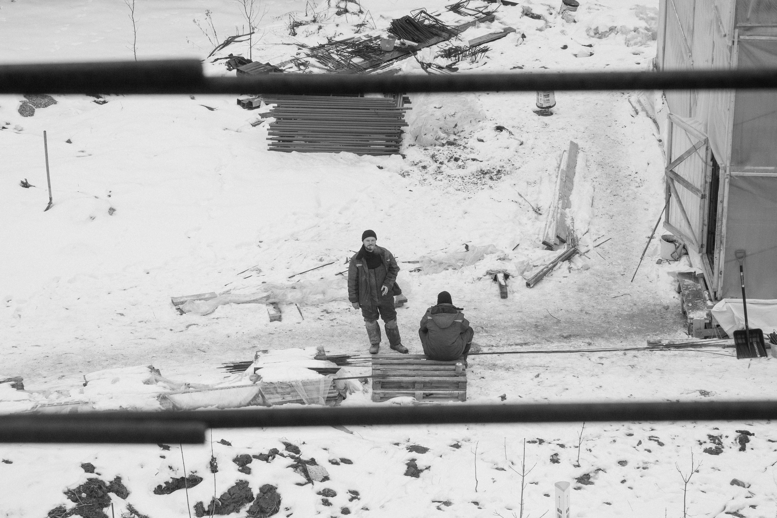 Строительство Ступы в Яхроме. Фотография, как она есть