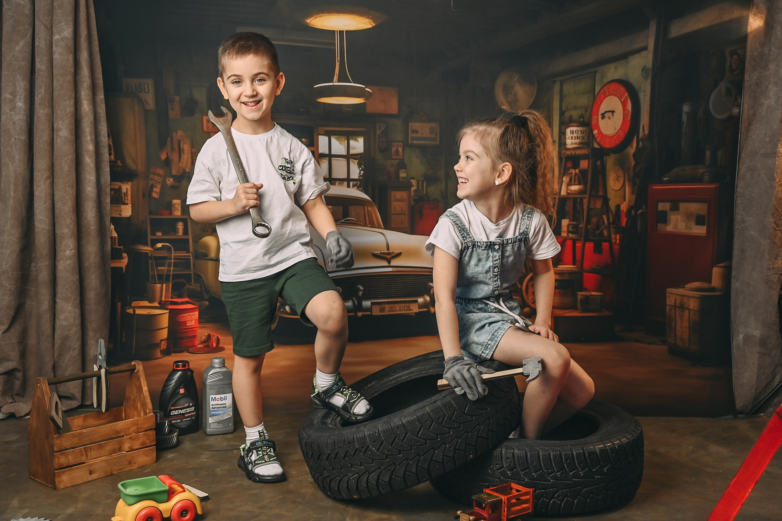 Гараж. Детский и семейный фотограф