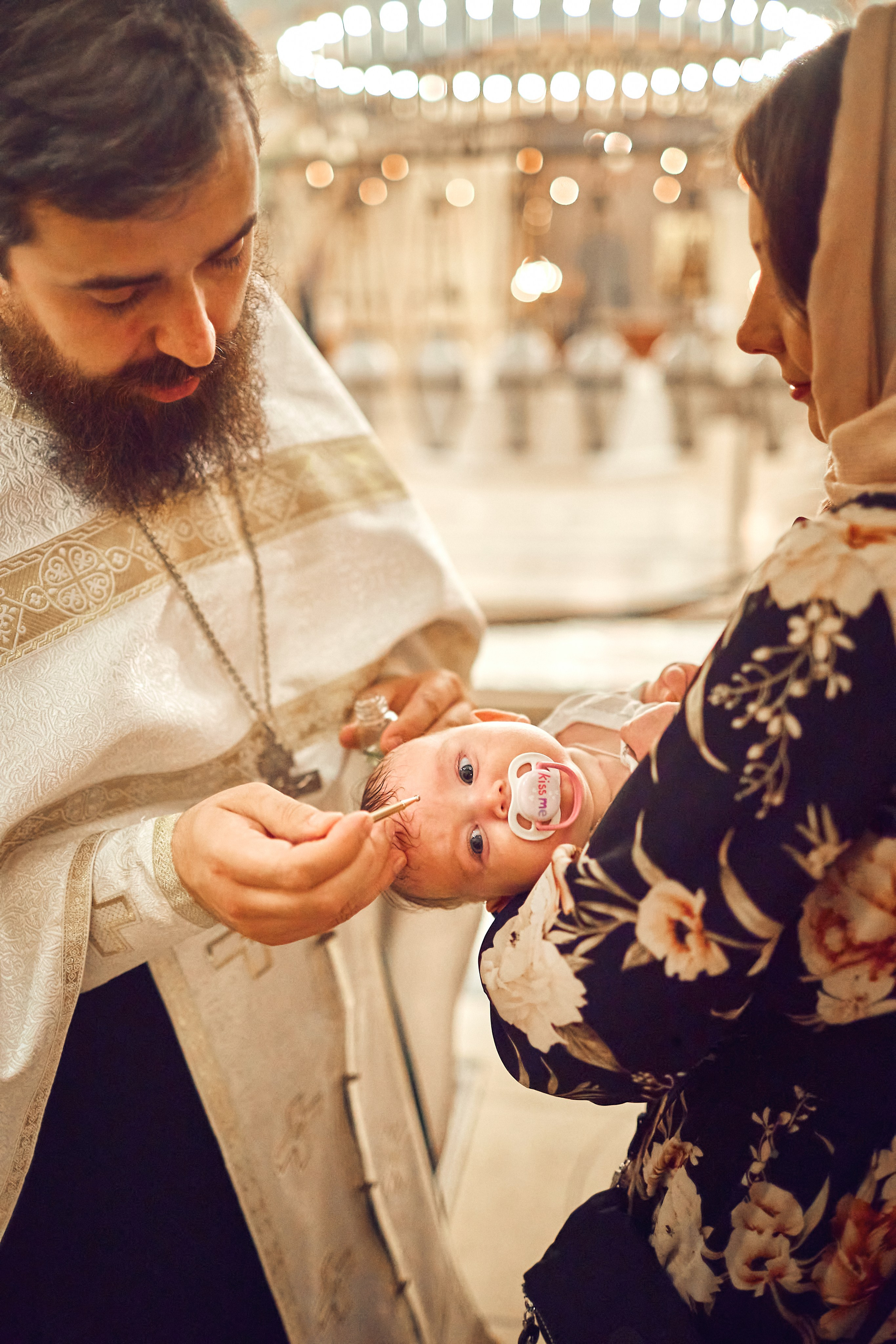 Таинство Крещения. Фотограф Москва|Ясенево Яна Новокрещенных