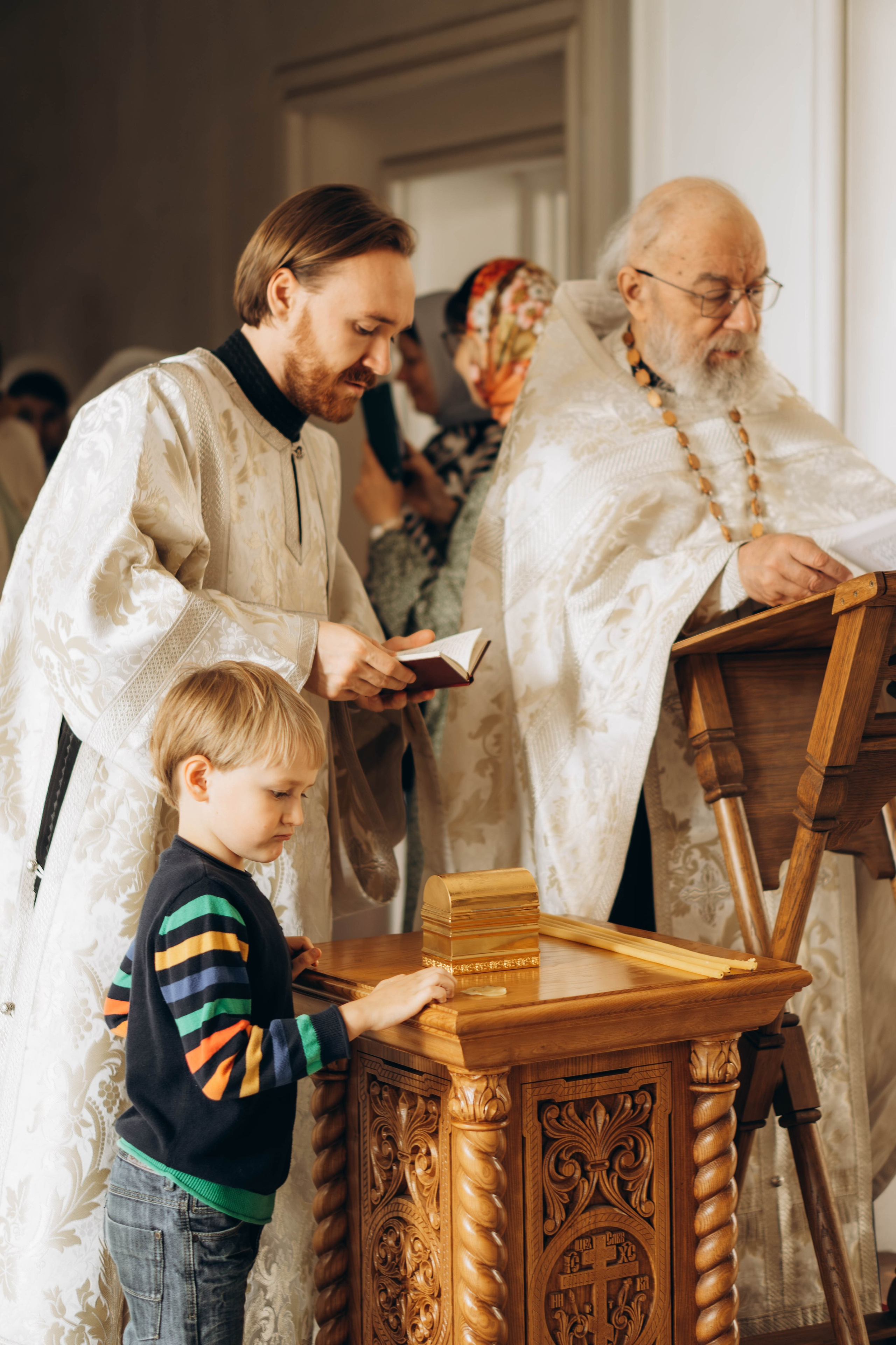 Крещение Миропии Лихов переулок ПСТГУ. Фотограф Москва Валерия Веденина