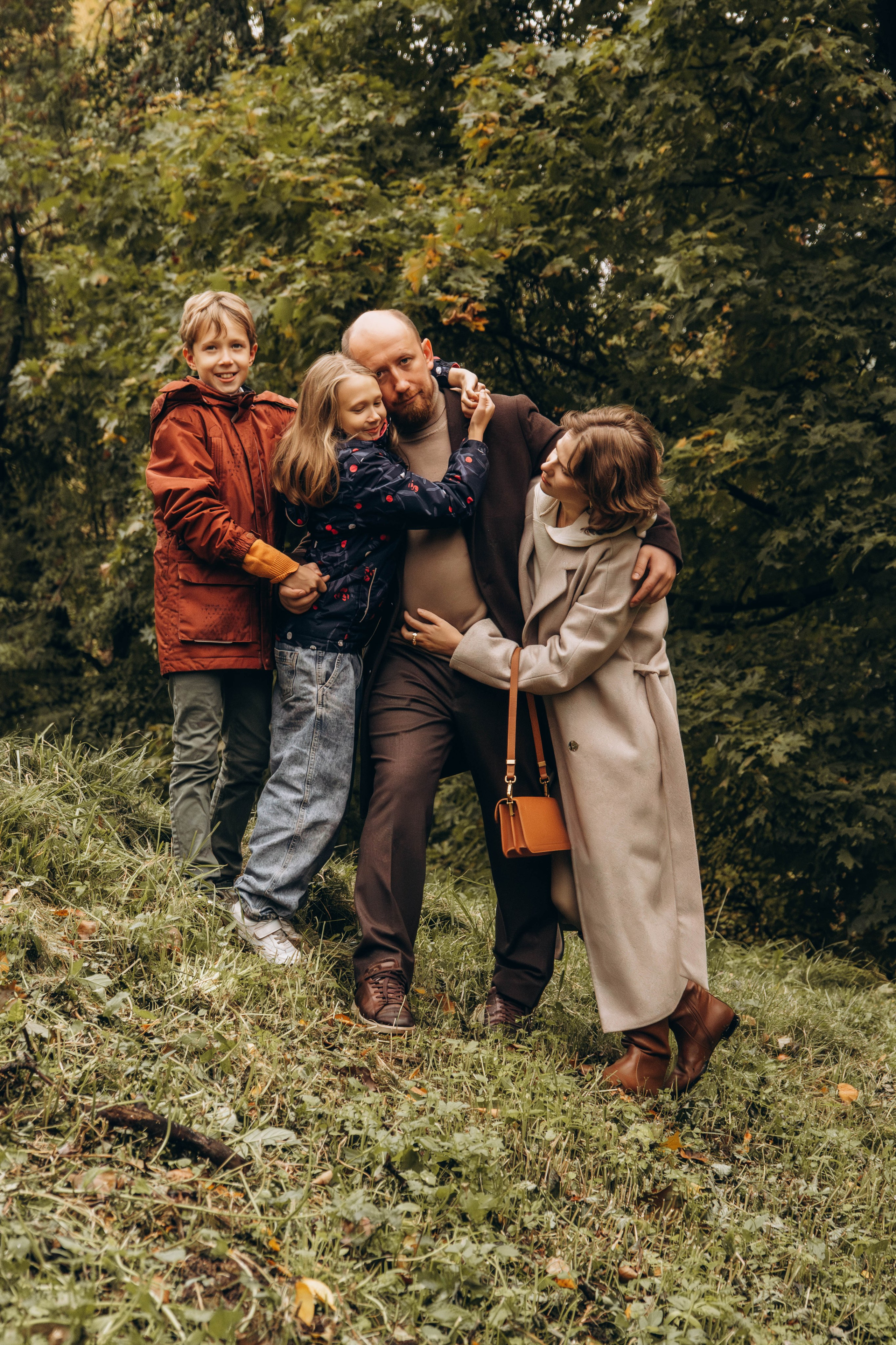 Осенняя семейная съемка в парке Царицыно. Фотограф Москва Валерия Веденина
