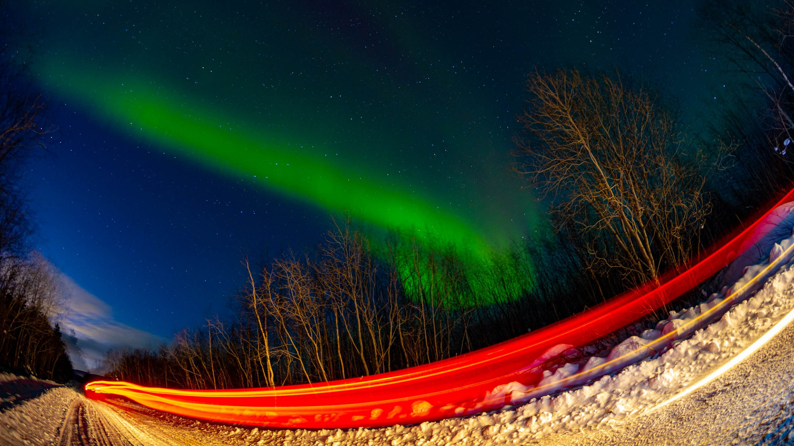 Мурманск, северное сияние, aurora borealis