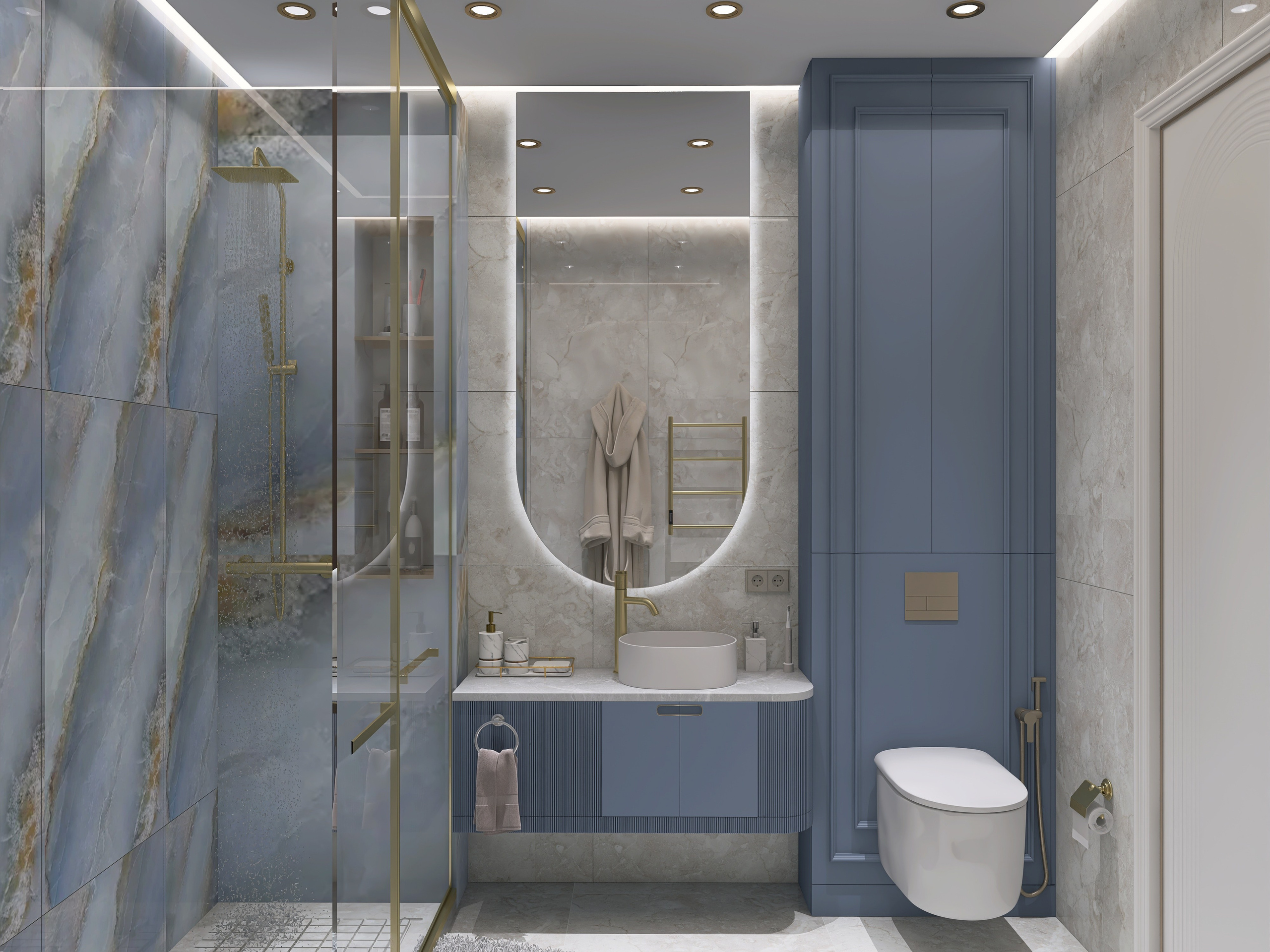 ЖК Тихомиров. Площадь 75 кв. м. Дизайнер интерьера в Новосибирске_Елена Сергеева