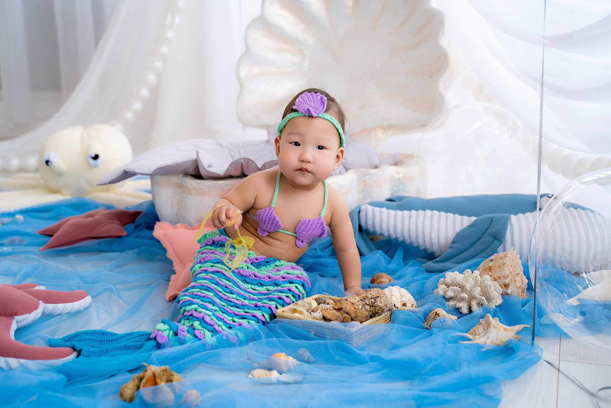 Русалочка. Фотостудия Малина в городе Улан-Удэ. Фотограф Ирина Жарникова