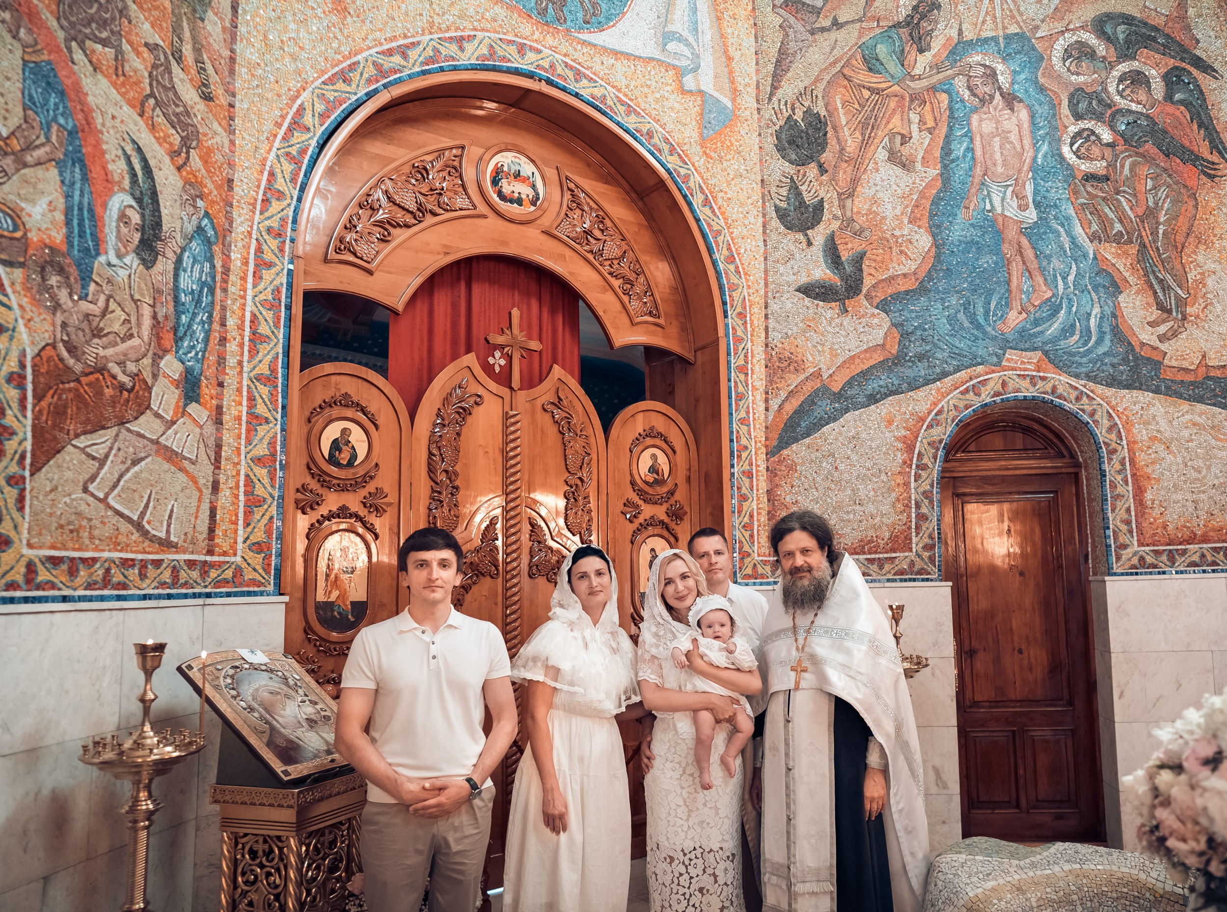 Крещение в Свято-Троицком монастыре Симферополь. Церковный фотограф Севастополь