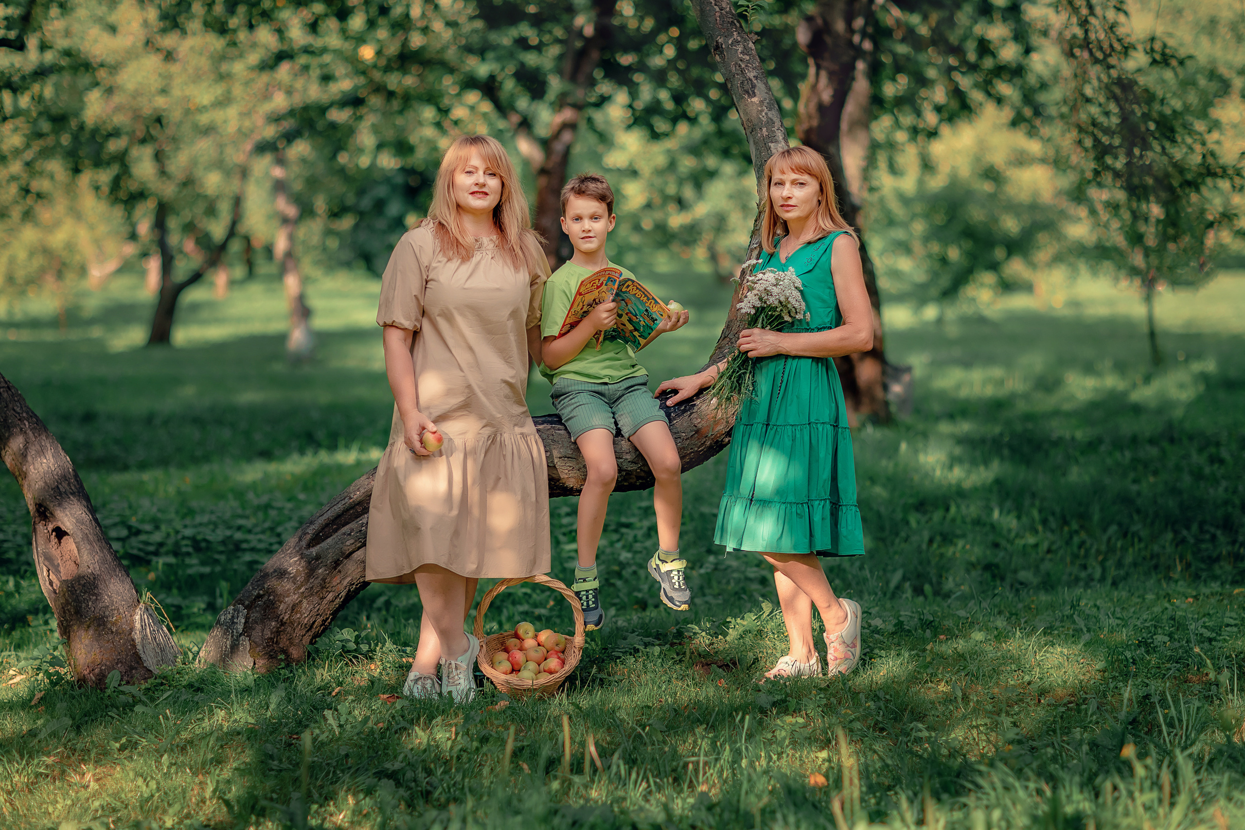 Семейные фотосессии на природе. Семейный, детский фотограф в Москве, Подмосковье