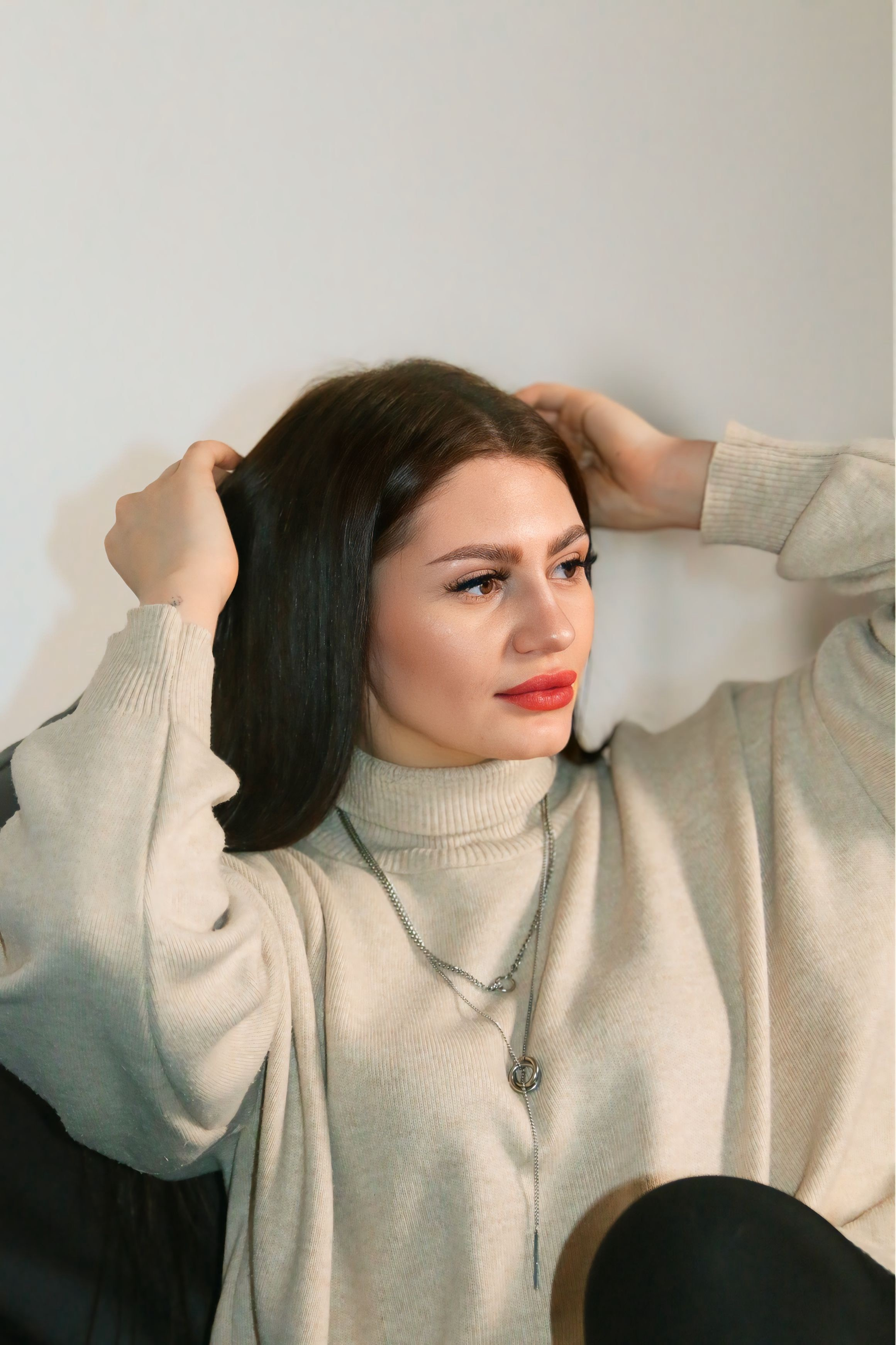 Новогодняя фотосессия мамы с сыном