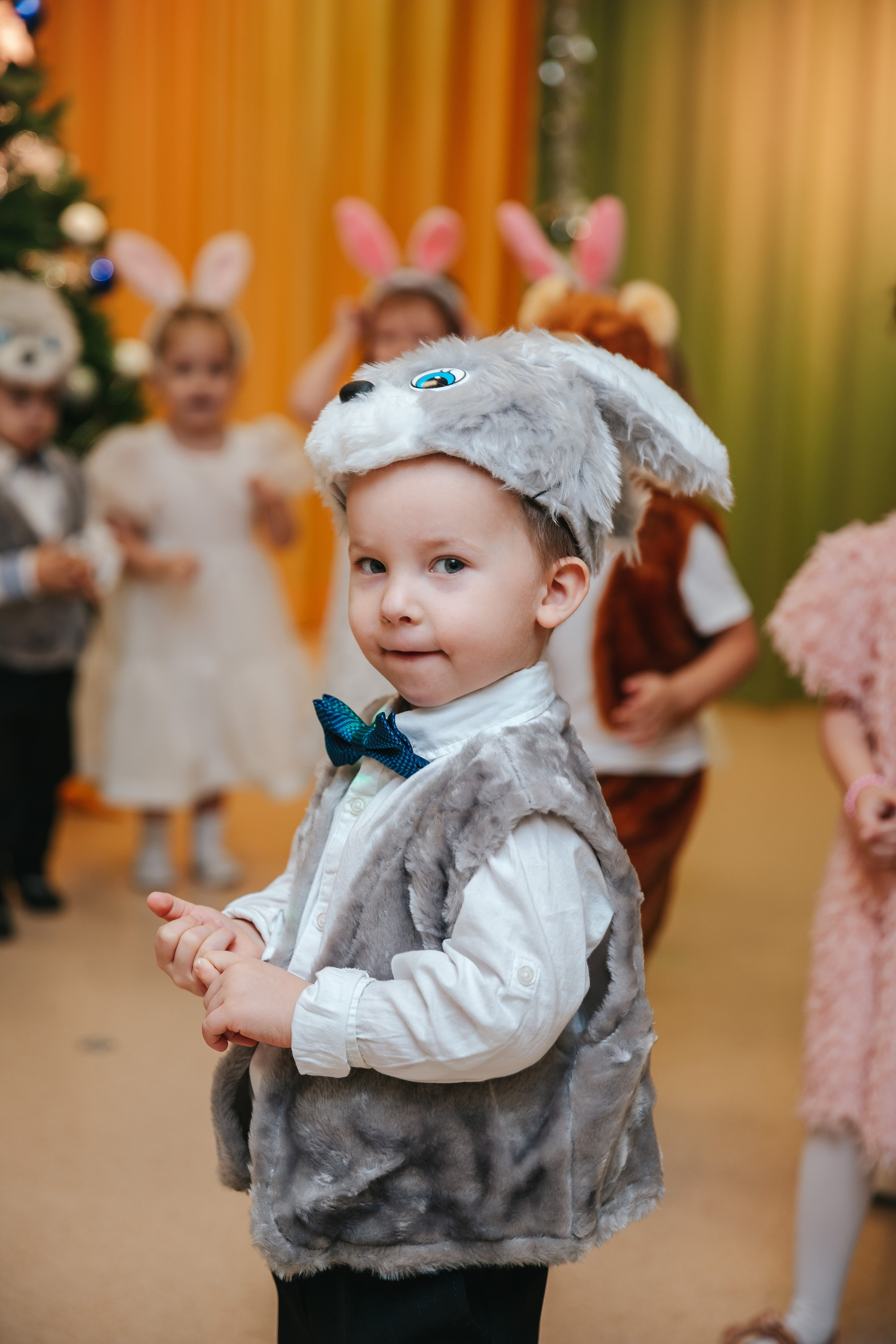 Новогодний утренник в младшей группе. Семейный lifestyle фотограф в Санкт-Петербурге Людмила Пахомова