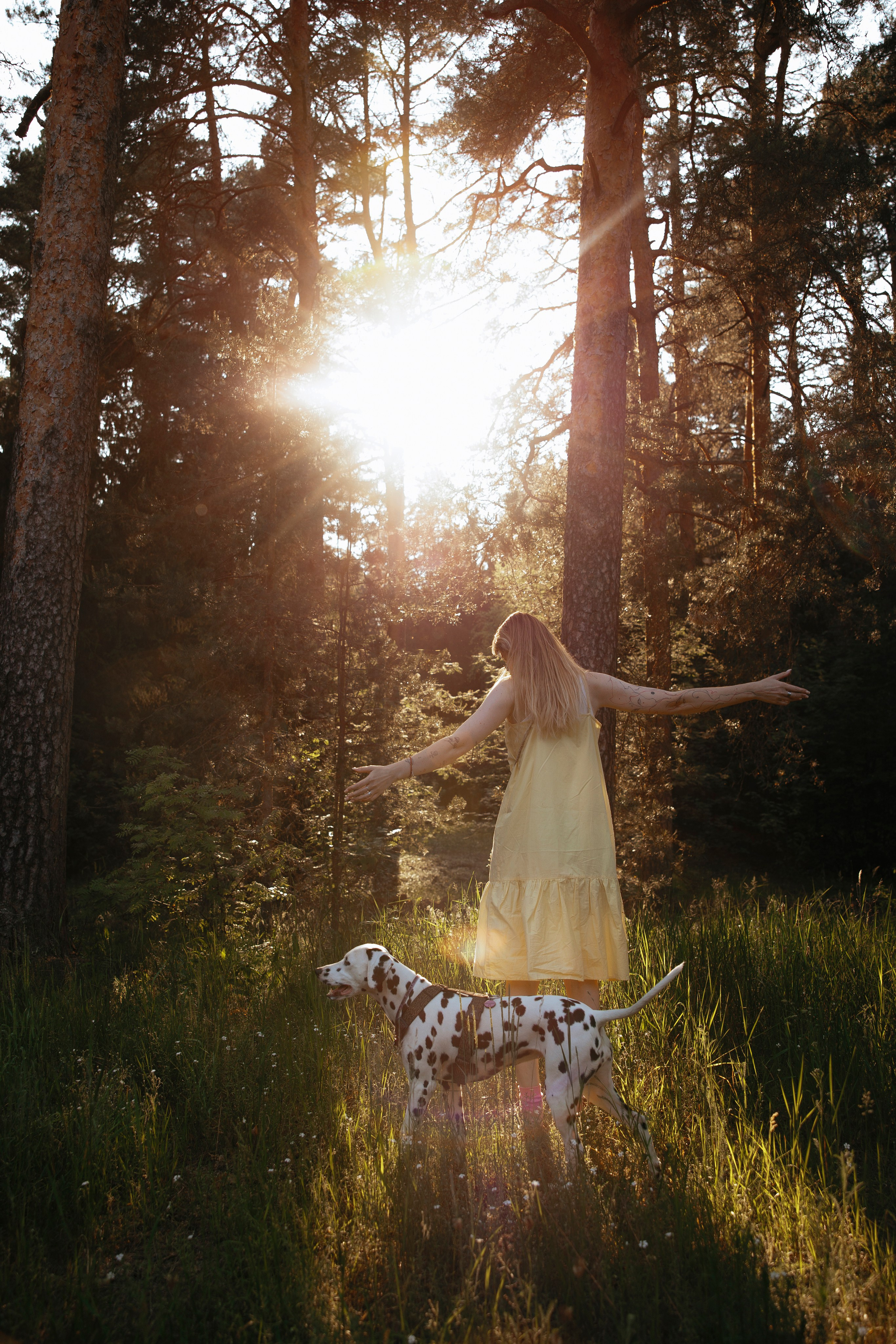 Съемка с собакой. Анастасия Белаш
