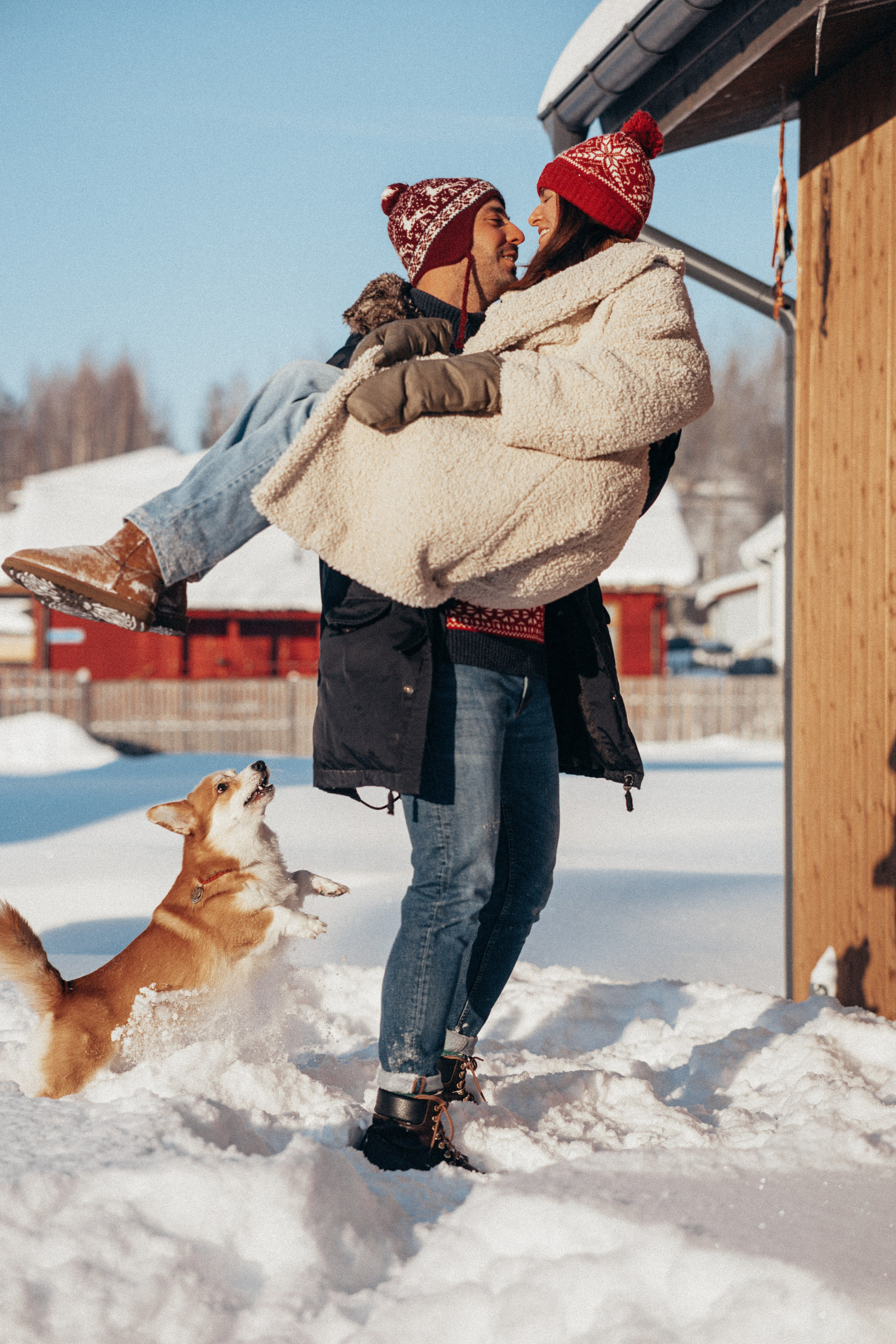 Кирилл, Настя и коржик Рико