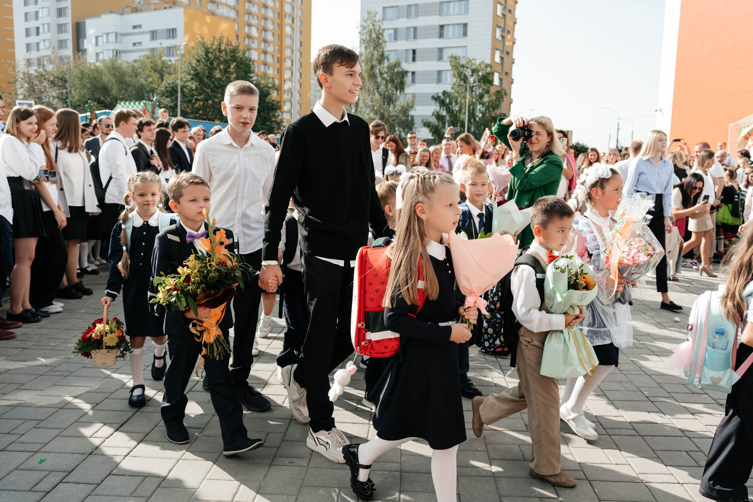 1 сентября, 1-й класс. Свадебный фотограф Москва Александра Аверкова