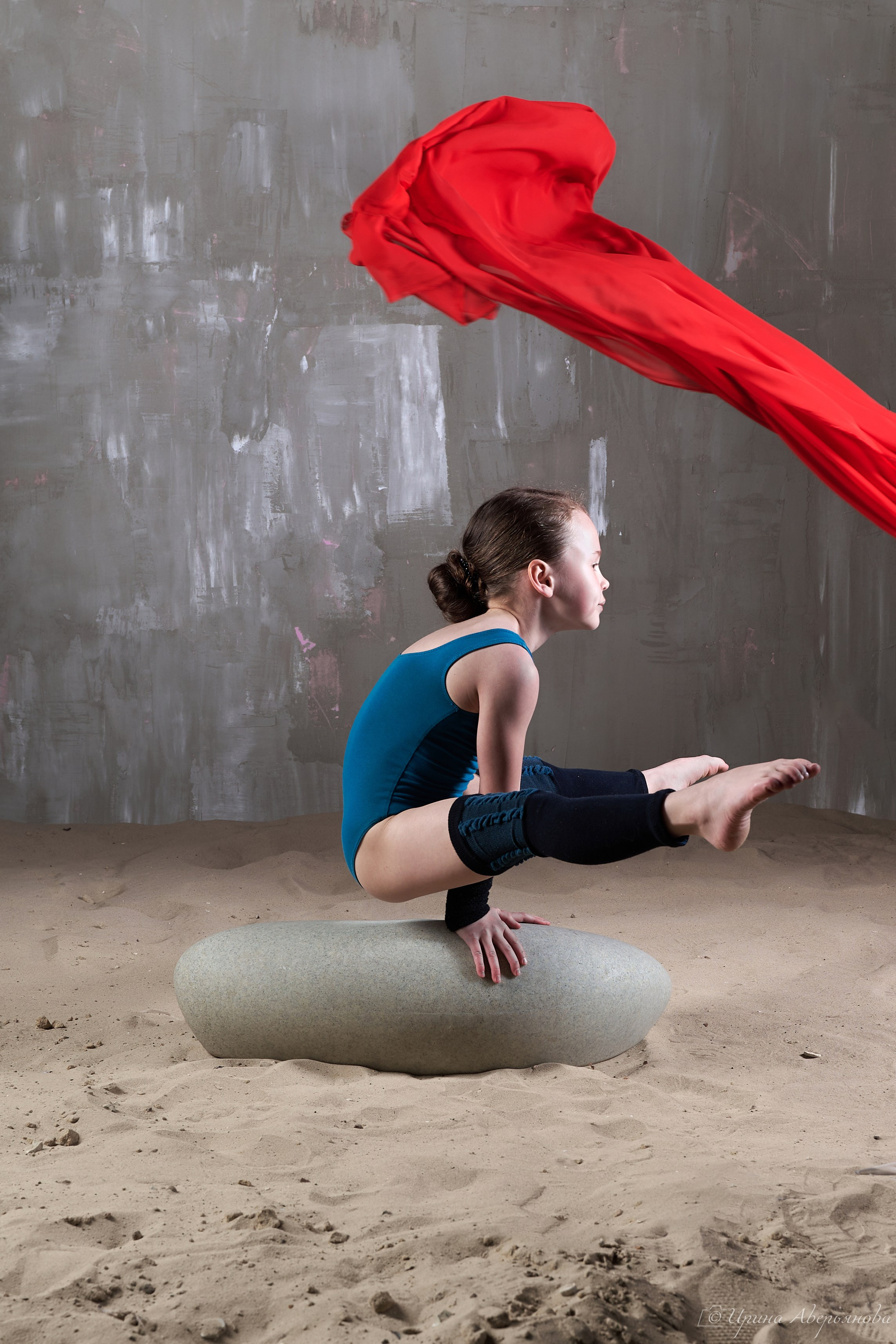 Фотосессия с тканью. Спортивная гимнастика. Фотограф в Ульяновске Ирина Аверьянова