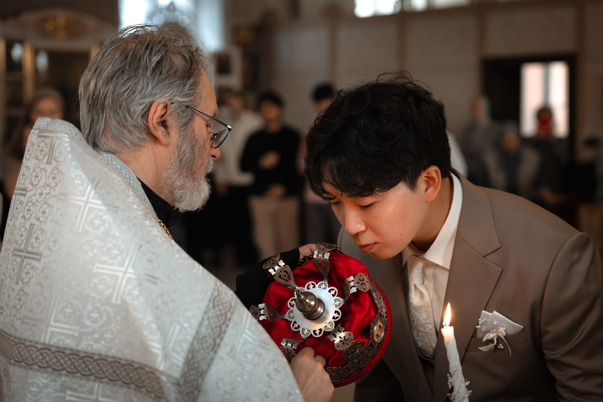 Венчание Марии и Ивана. Фото- и видеосъёмка крещения и венчания. Фотограф на крещение Москва