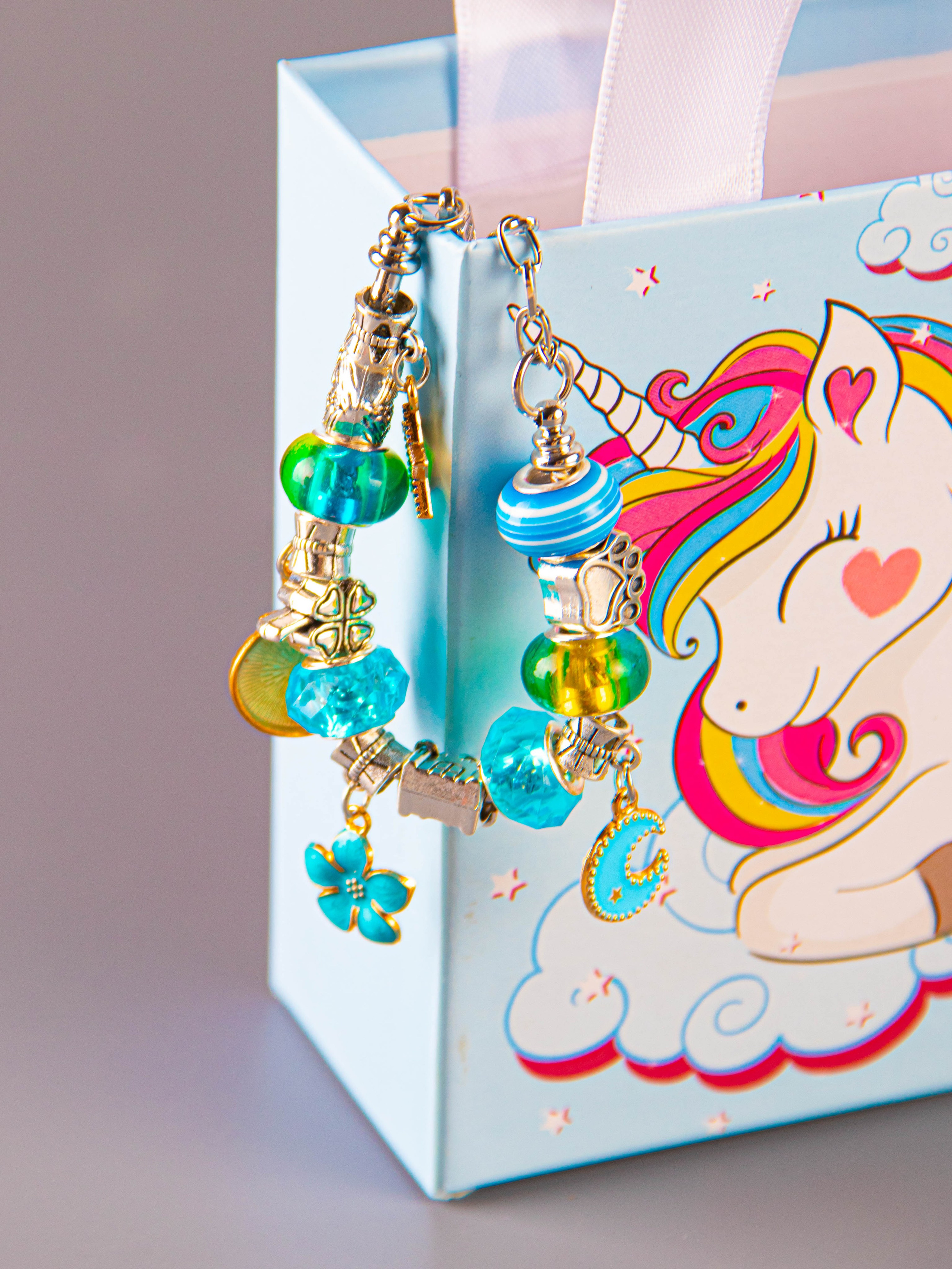 Набор по созданию браслетов (голубой). «Матрица»