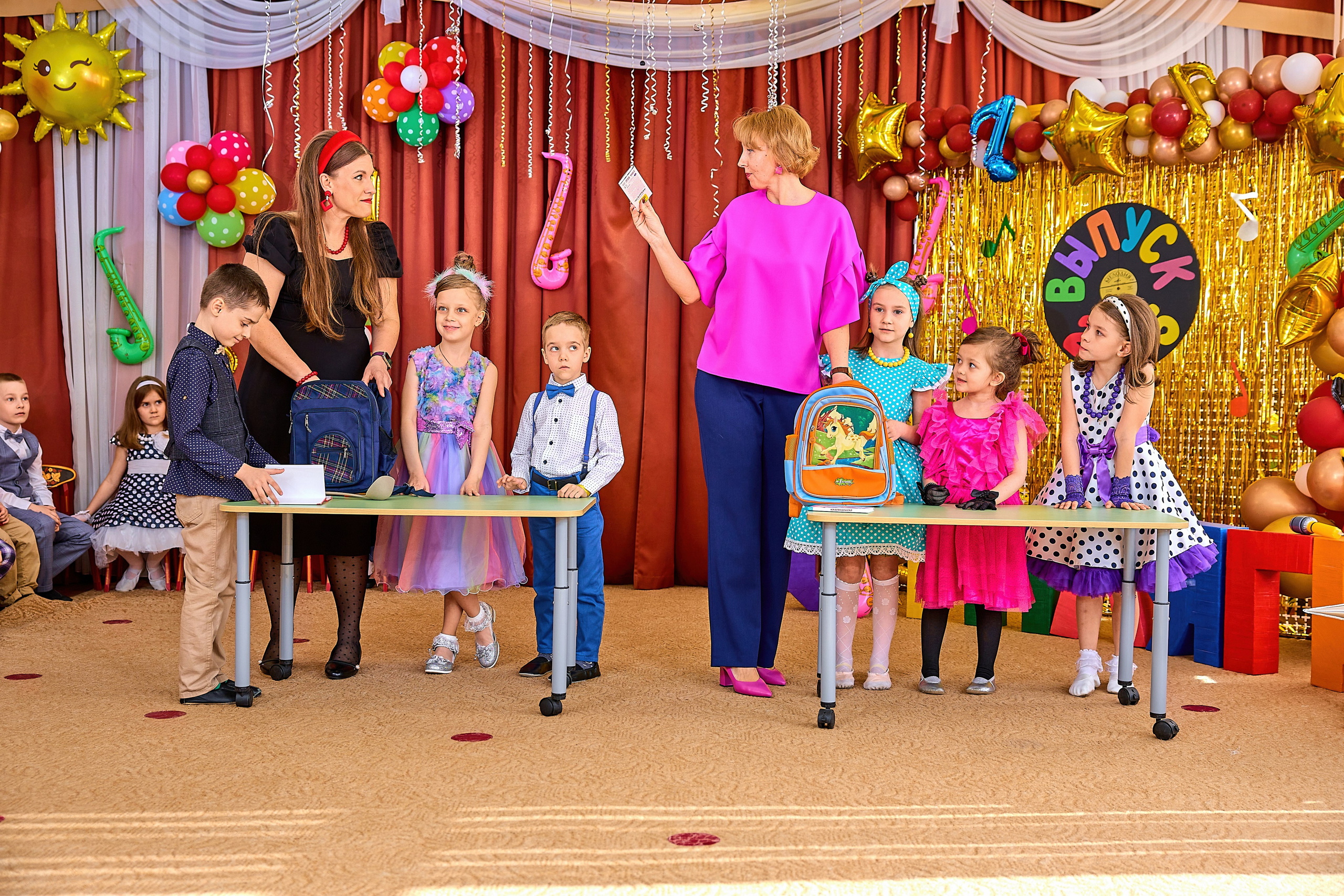 Фотосъёмка выпускного утренника в детском саду. Выпускные альбомы в Москве фотограф Алина Пащук