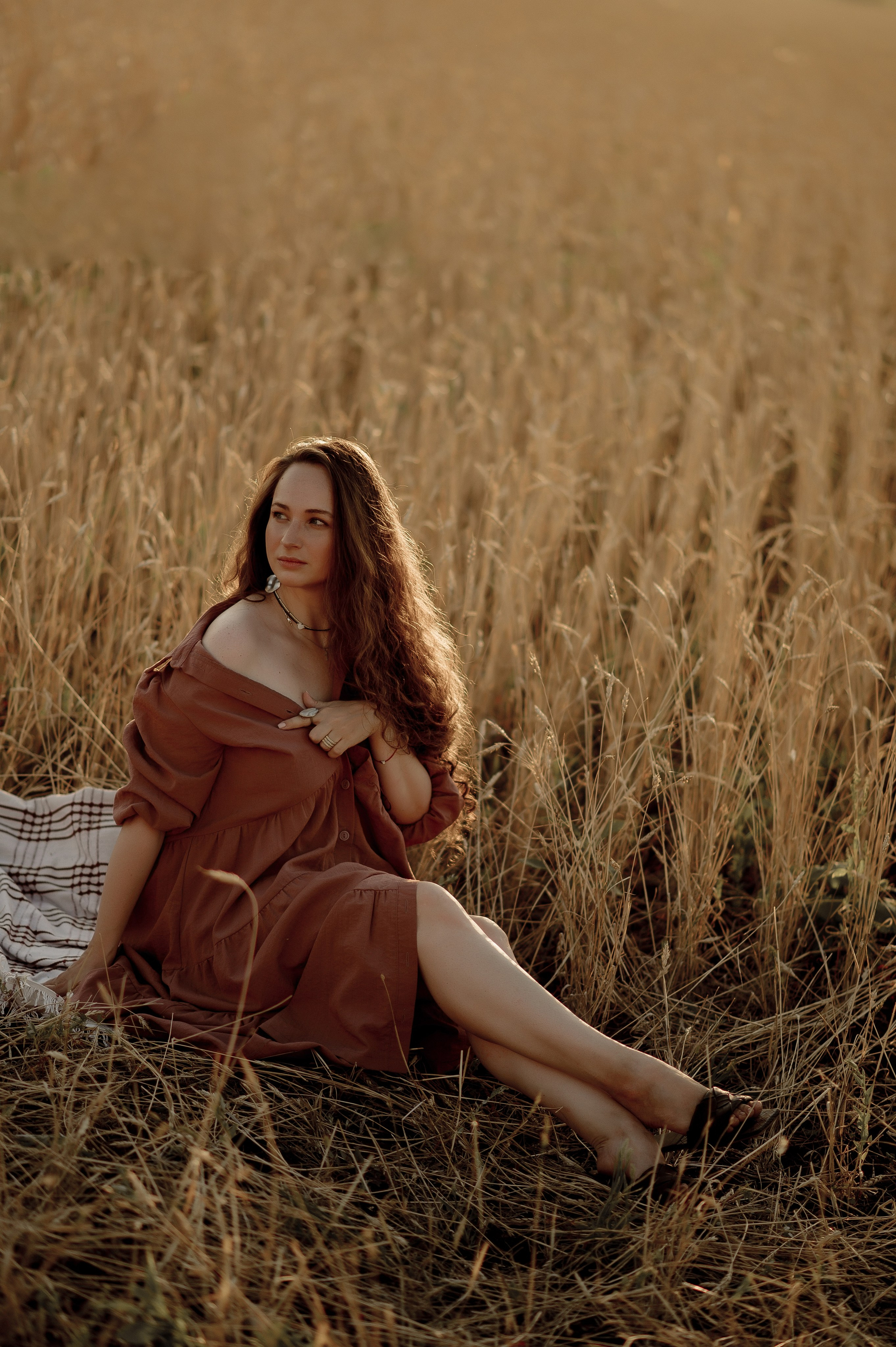 В пшенице. Фотограф Мария Стрелкова