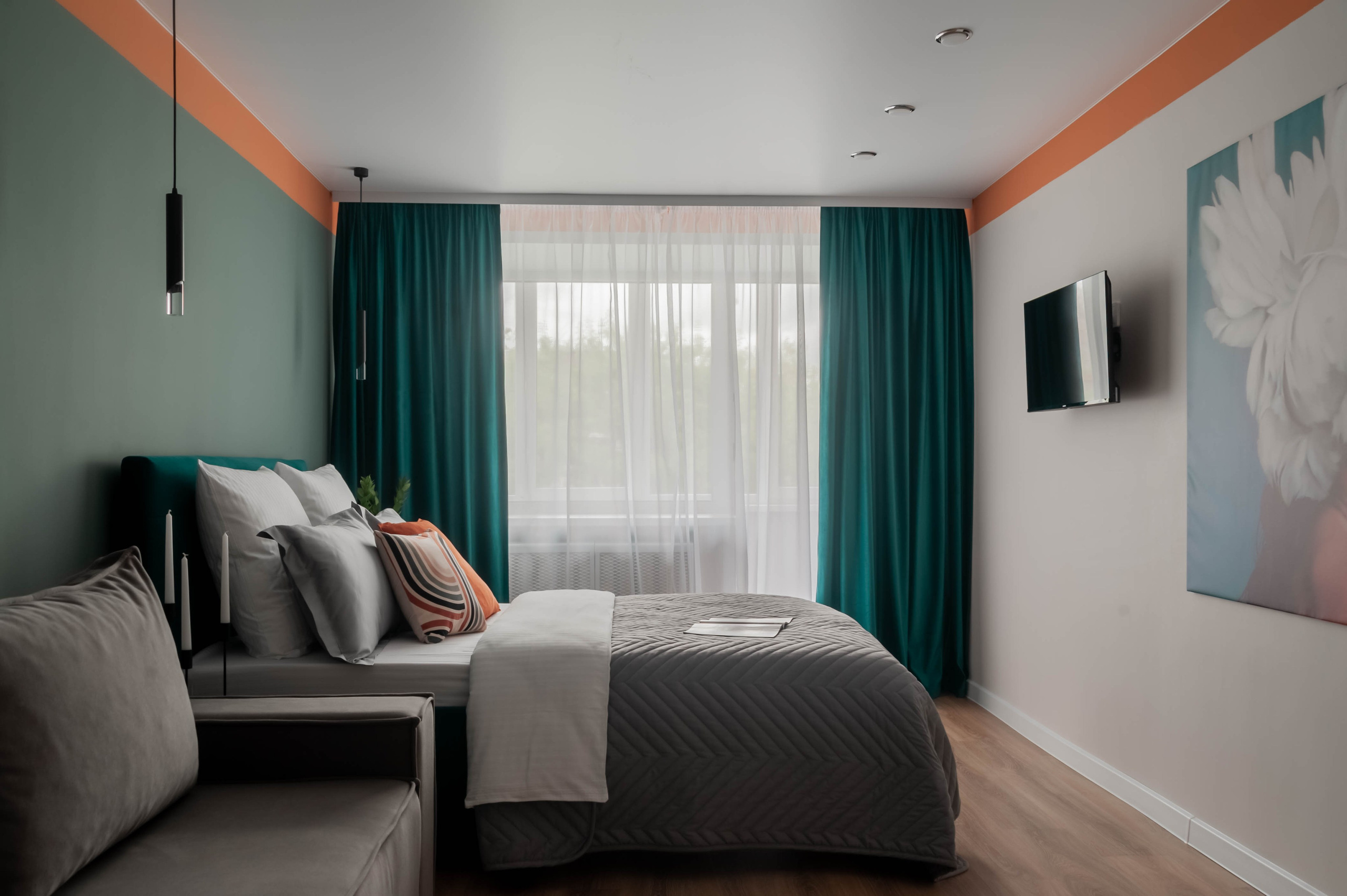 Съемка 1-к квартиры для посуточной аренды. г. Кострома. Интерьерный фотограф в Ярославле. Вероника Лазыкина