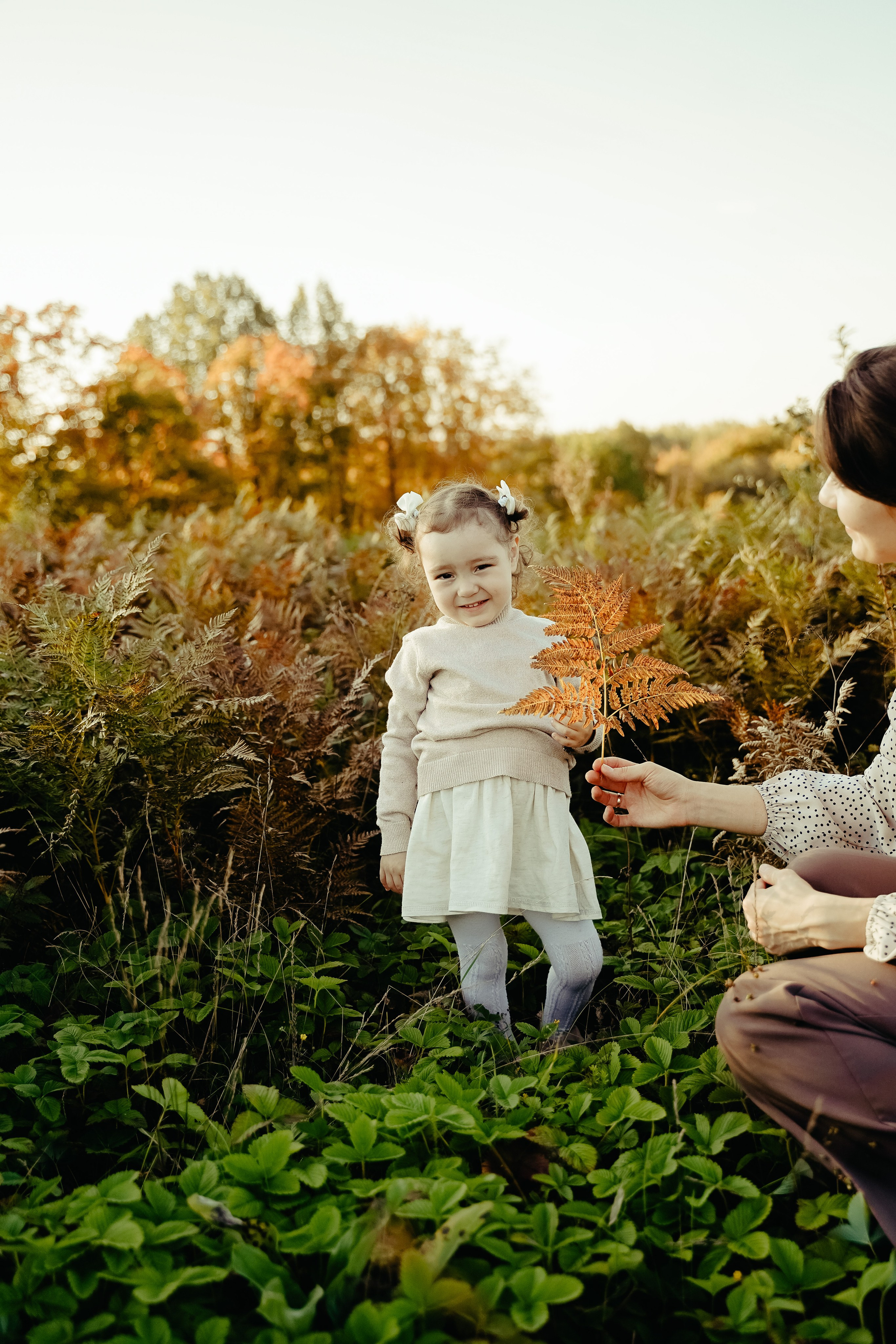 Мама и Дочка Осенняя фотосъемка