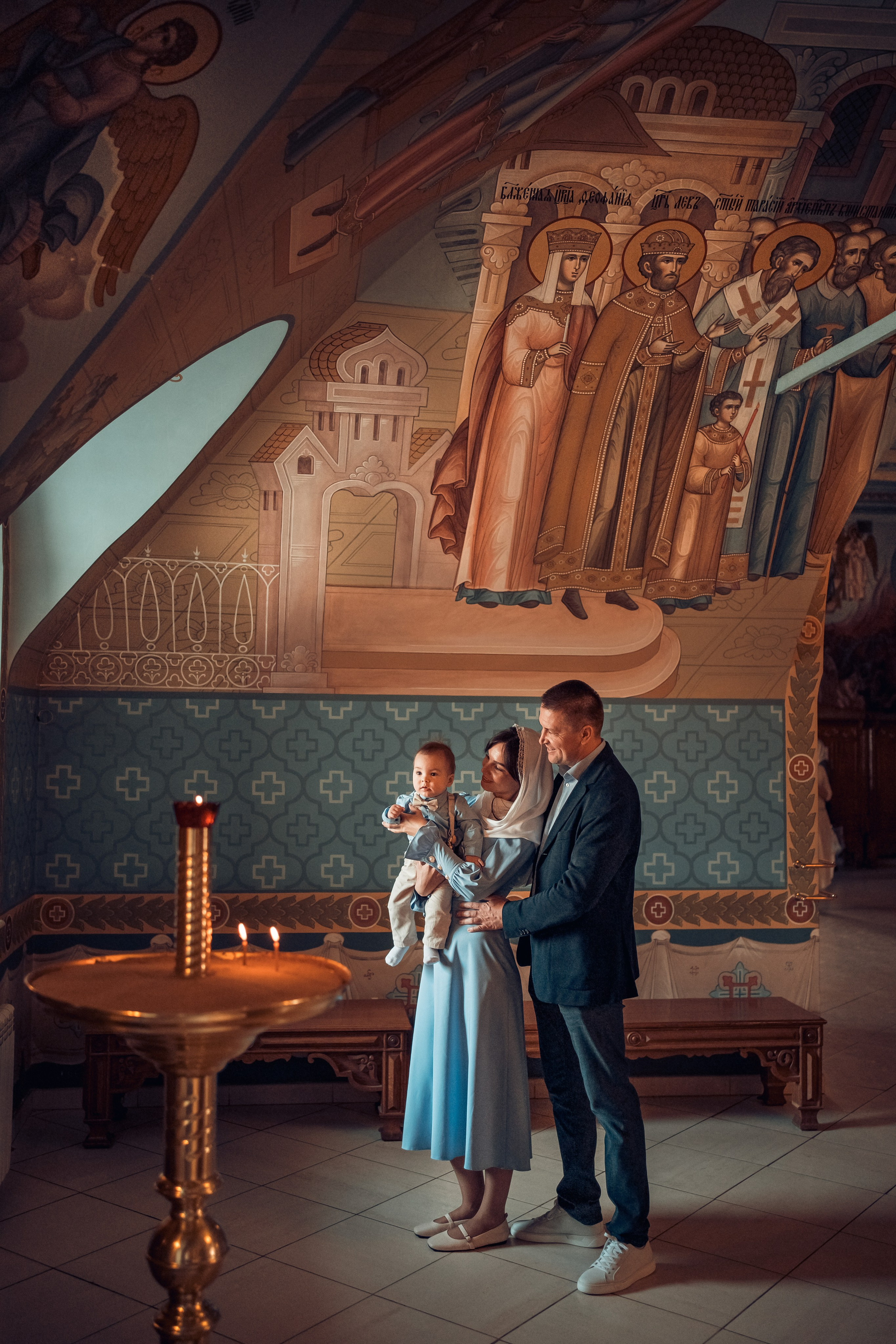 Крещение Михаила, Свято-Троицкий кафедральный собор, г. Саратов. Семейный фотограф в Саратове