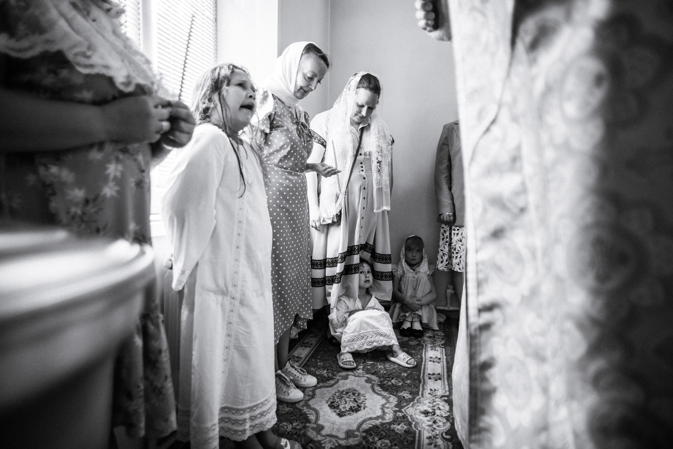 Крещение Даши и Алены. Семейный документальный фотограф в Волгограде Мариэта Додина