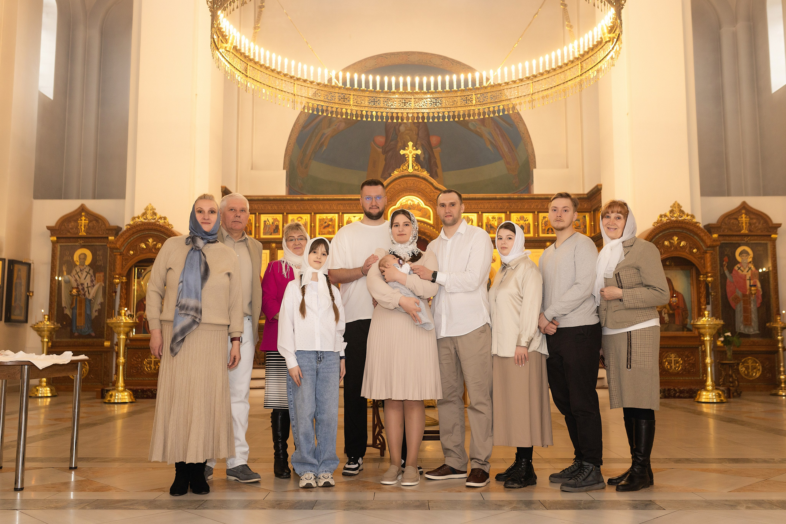 Таинство крещения Алисы. Фотограф в Железнодорожном и Балашихе