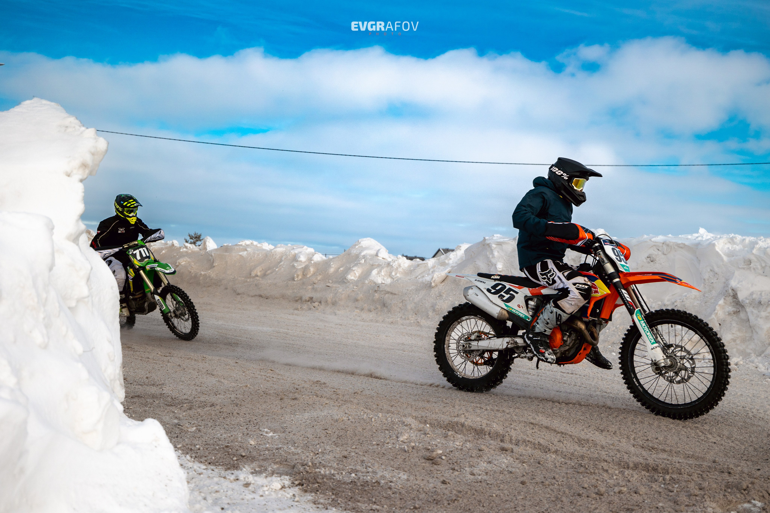 Открытый кубок Республики Татарстан по мотокроссу 3 этап. 4 февраля 2024 г. Фотограф Евграфов Александр