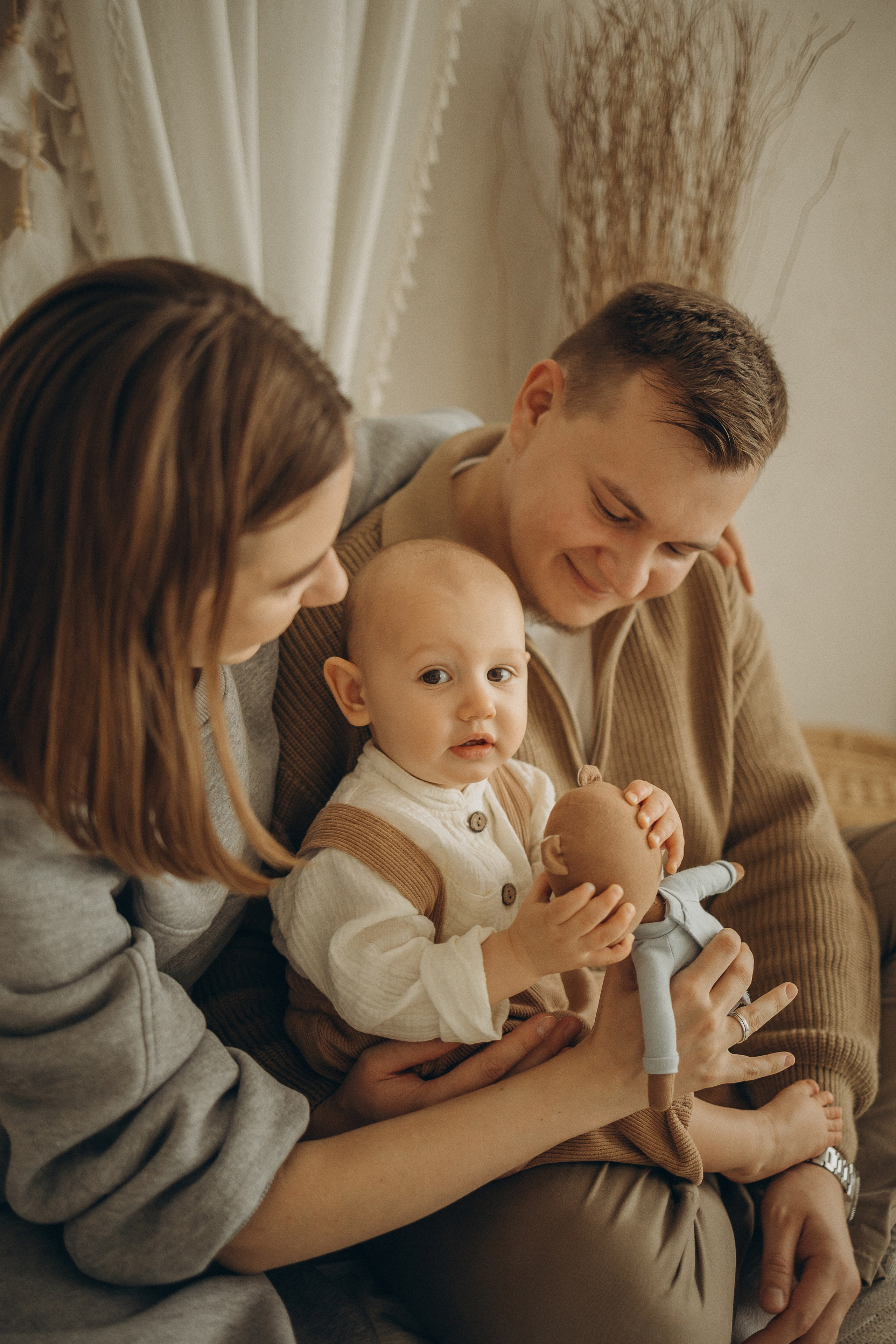Василию 1 годик. Семейный и детский фотограф, женский портрет Москва Светлана Мертикова