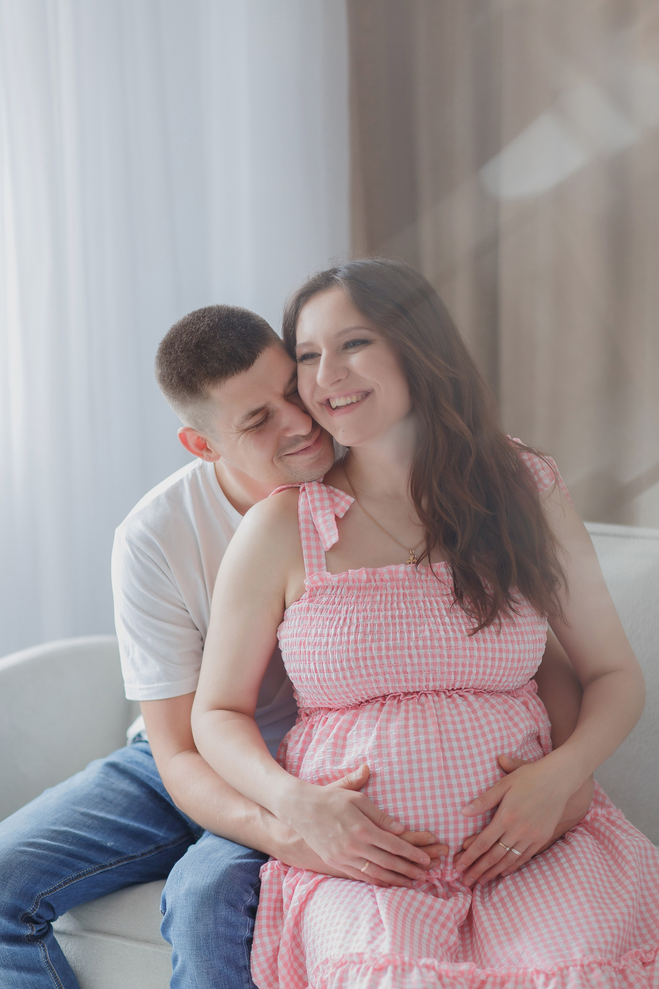 Фотосессия беременности в моей мини студии. Фотостудия СМУЗИ