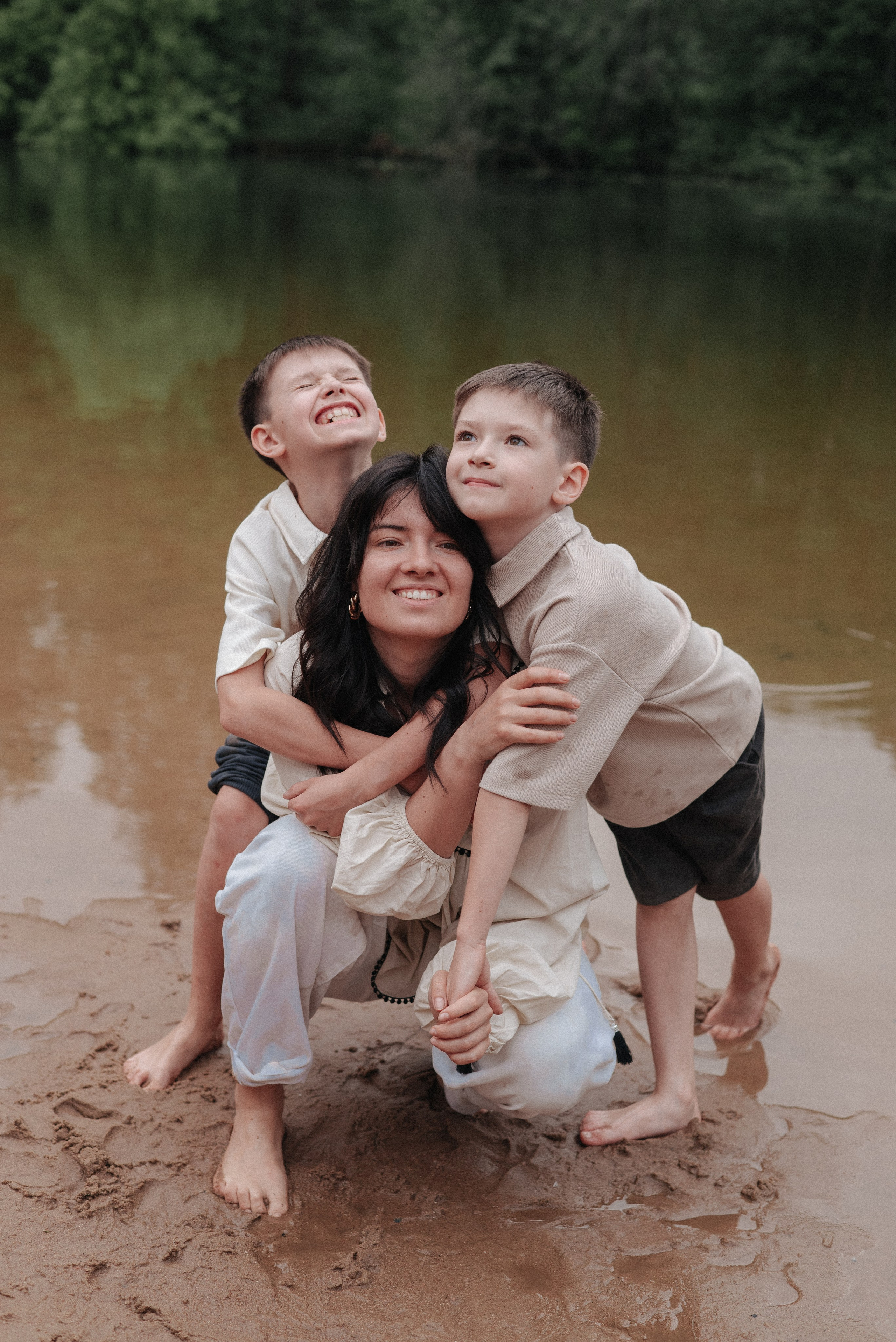 Настя, Федя и Кирилл. Юля Федоровская. Свадебный и семейный фотограф в Москве