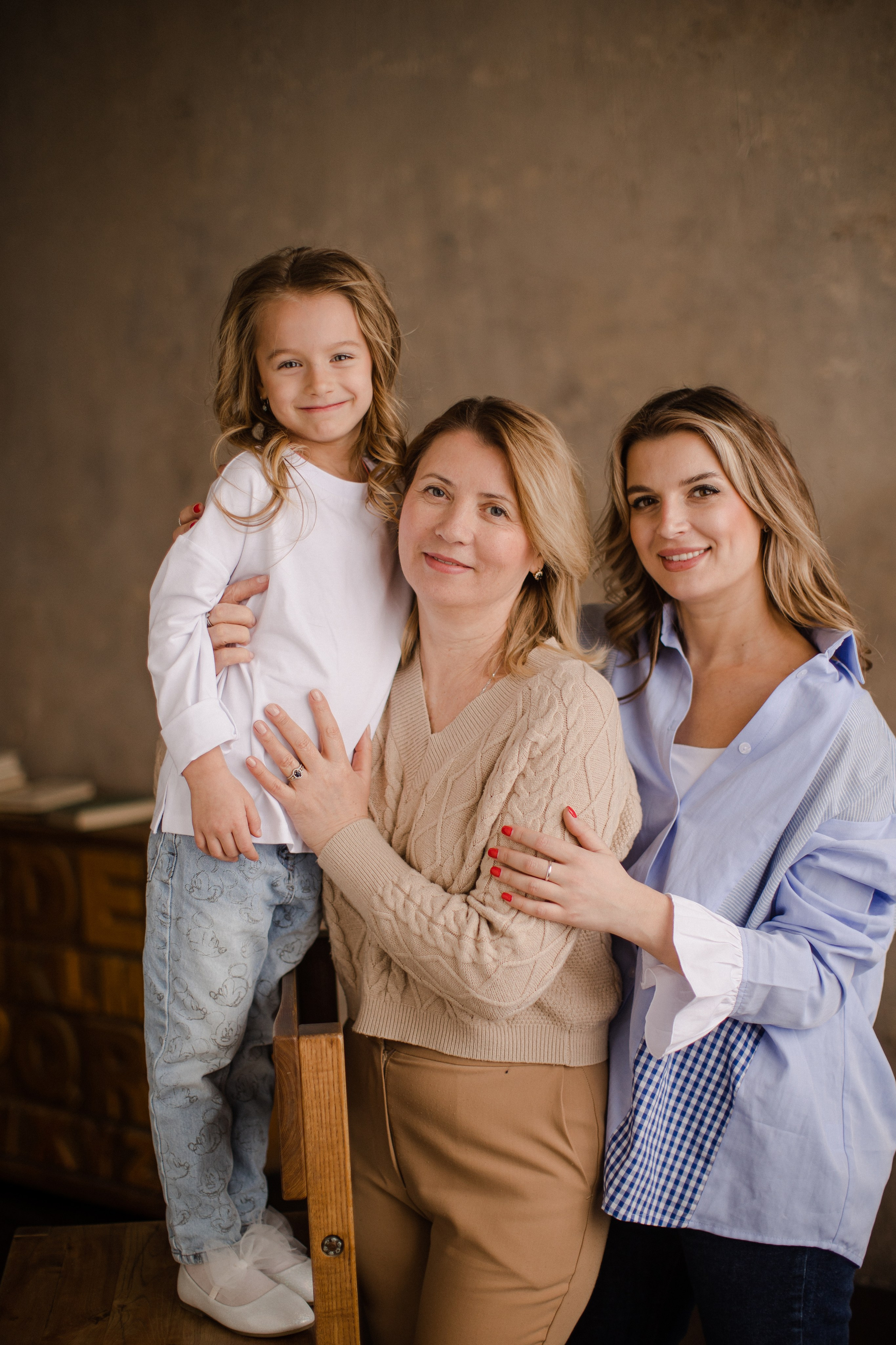 Юля с семьей. Семейный и детский фотограф в Москве Кузьмина Мария