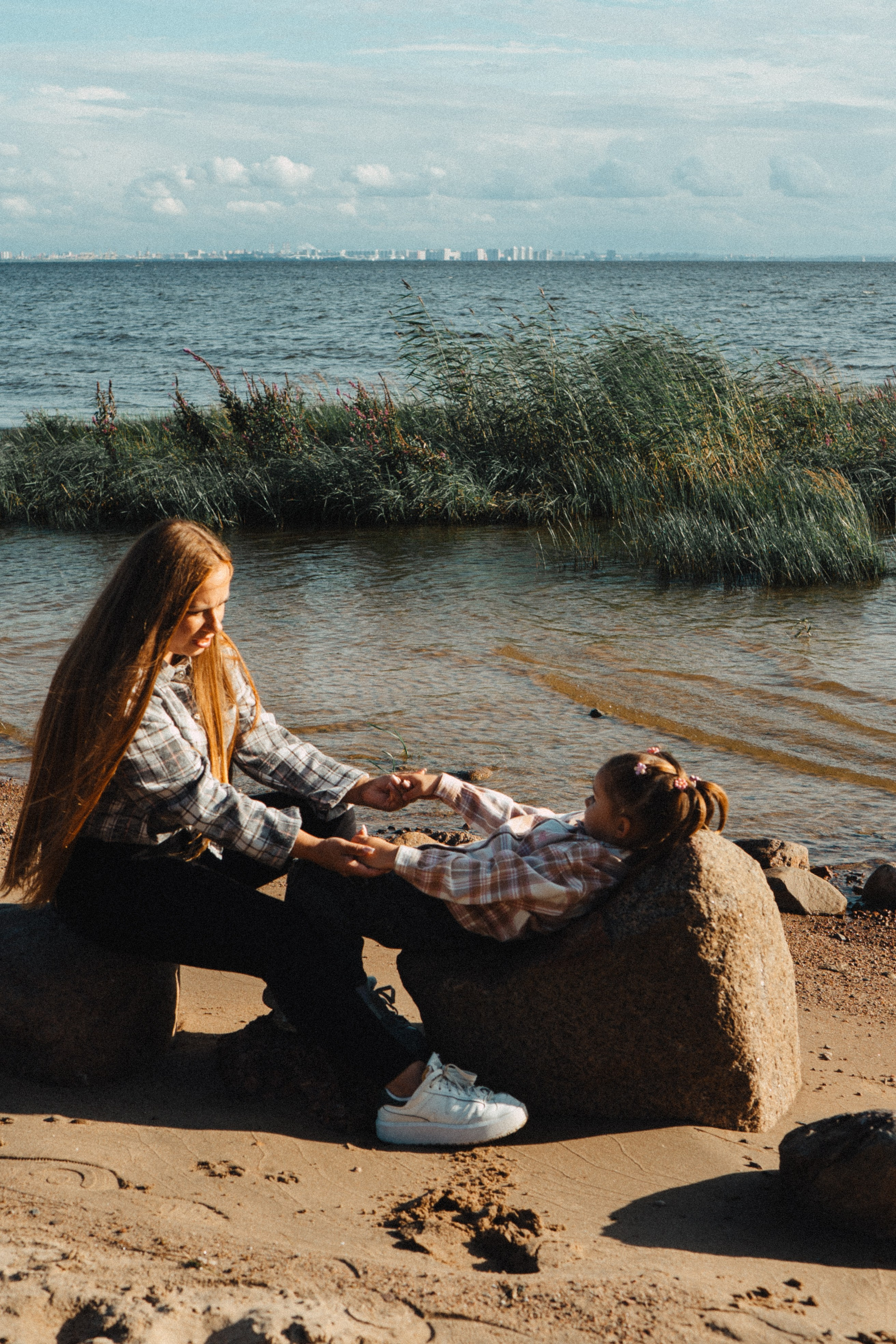 МАМА И ДОЧКА НА ФИНСКОМ ЗАЛИВЕ. Профессиональный фотограф, Санкт-Петербург — Виктория Богомолова