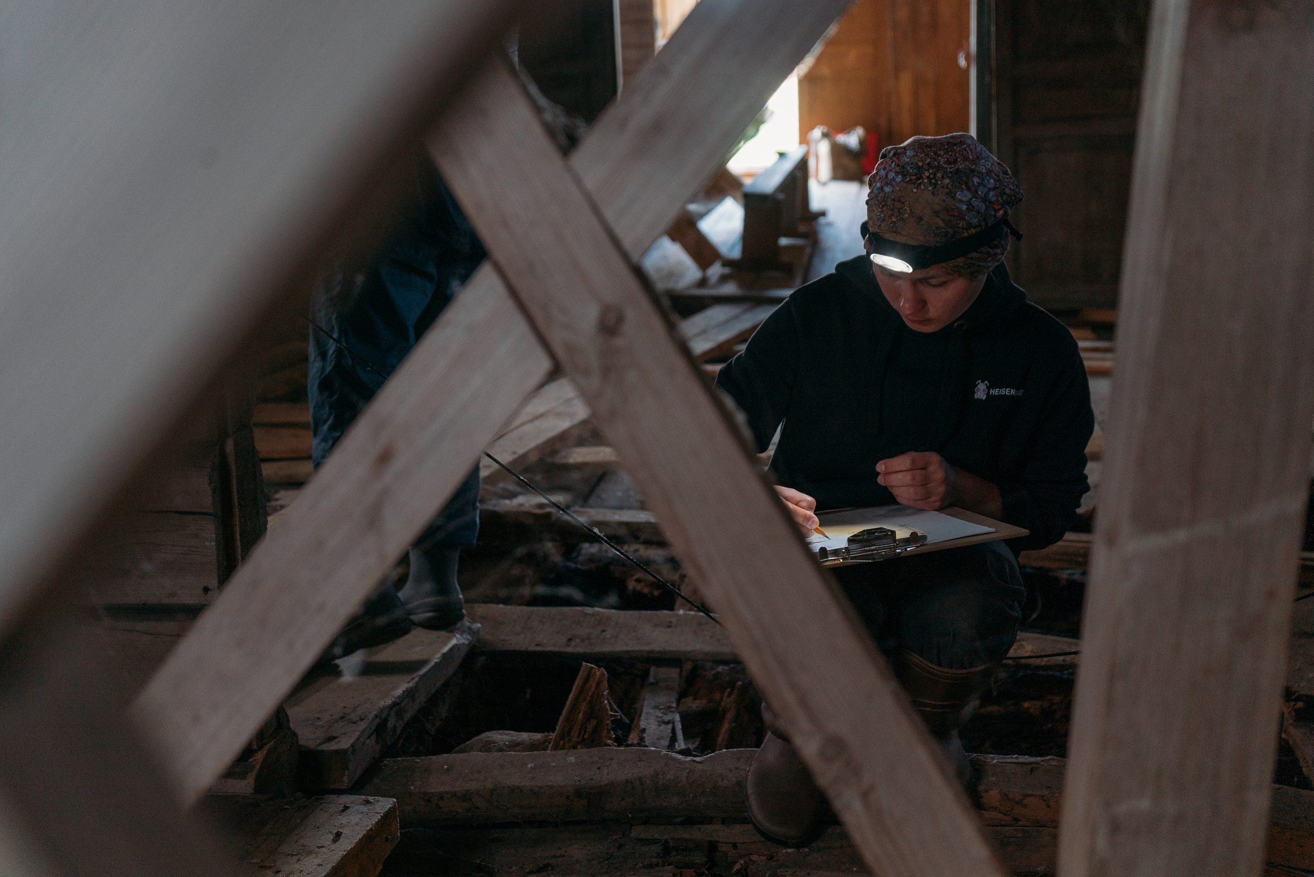 Обмерка храма на Русском Севере. Оператор-постановщик и фотограф Филипп Угланов